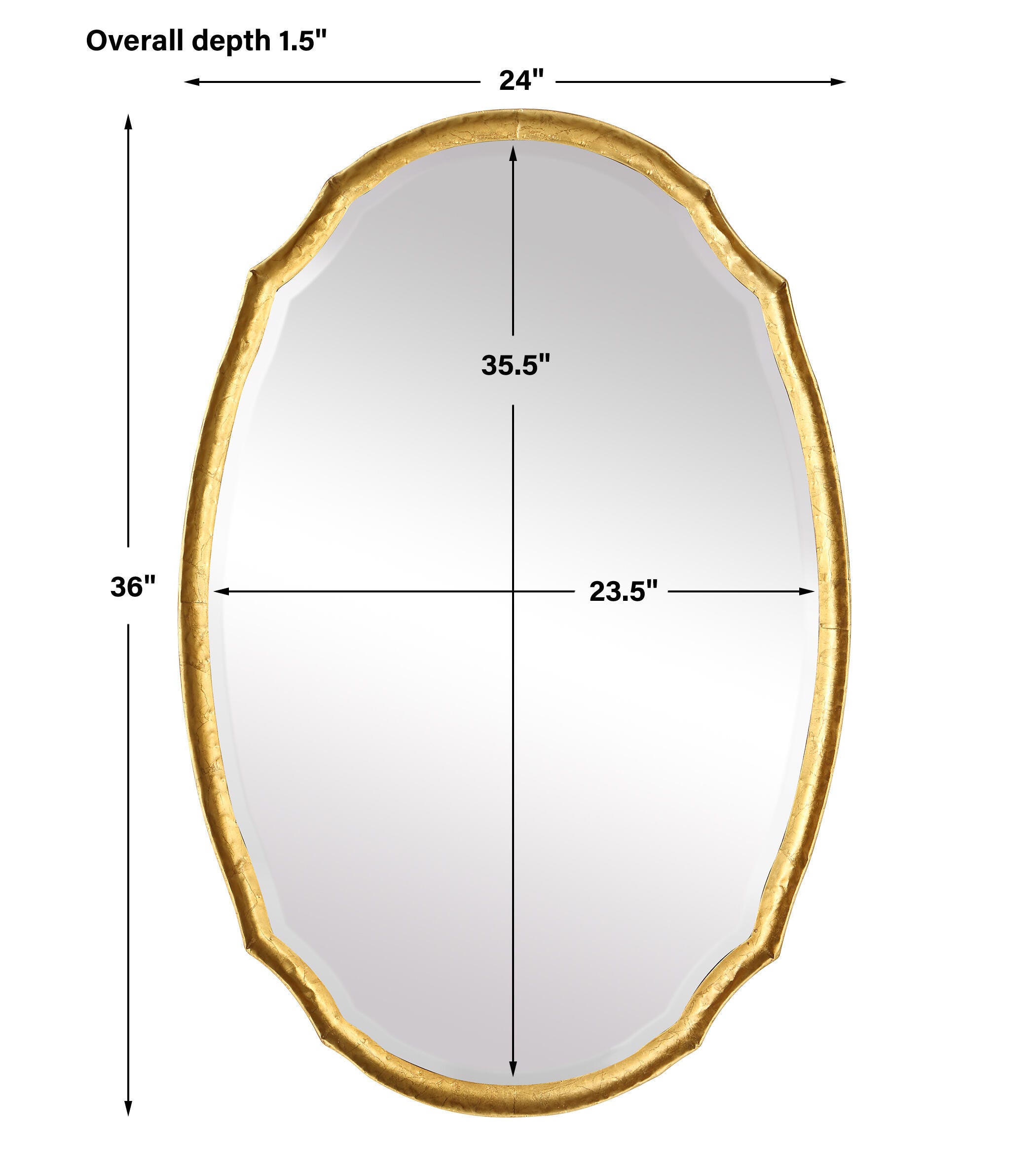 Salt & Light Antique Mirror, , large