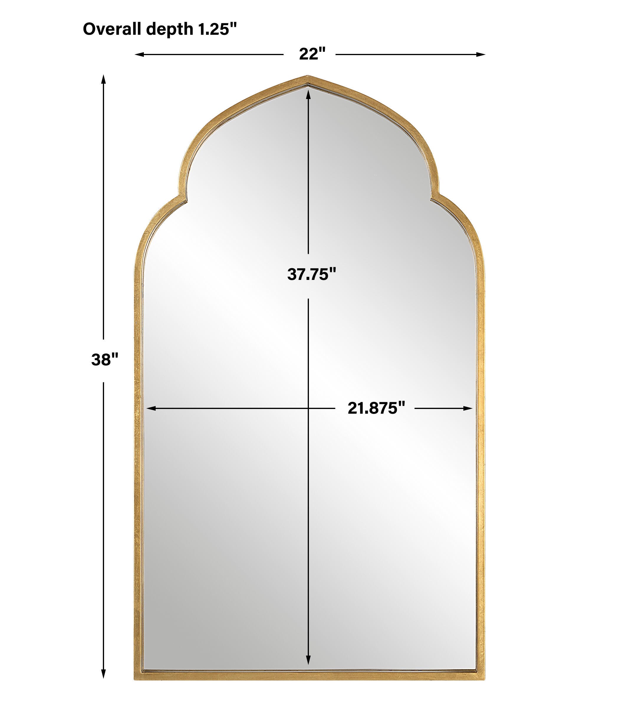 Exalted Living Moroccan Wall Mirror, , large