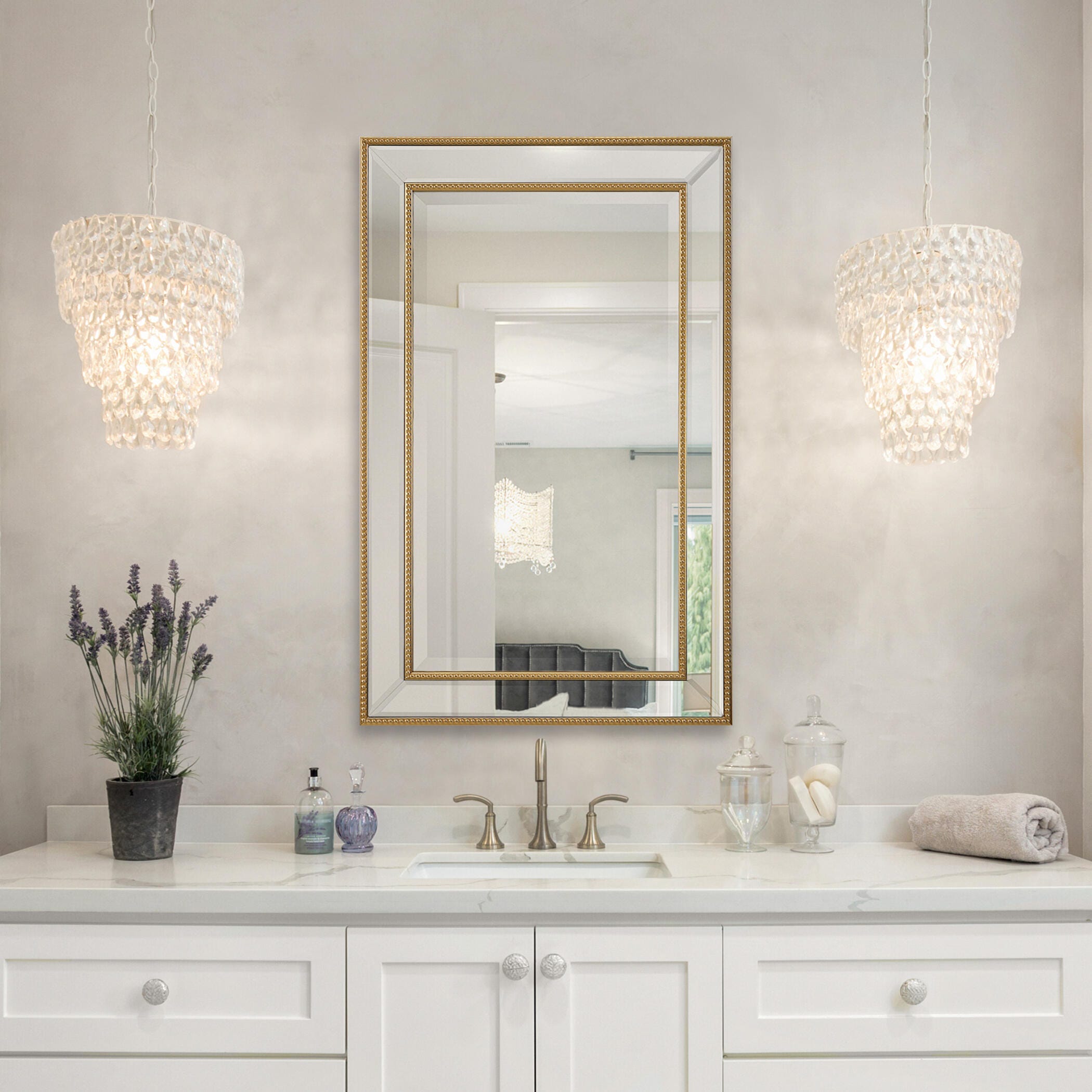 Salt & Light Beveled Mirror, , large
