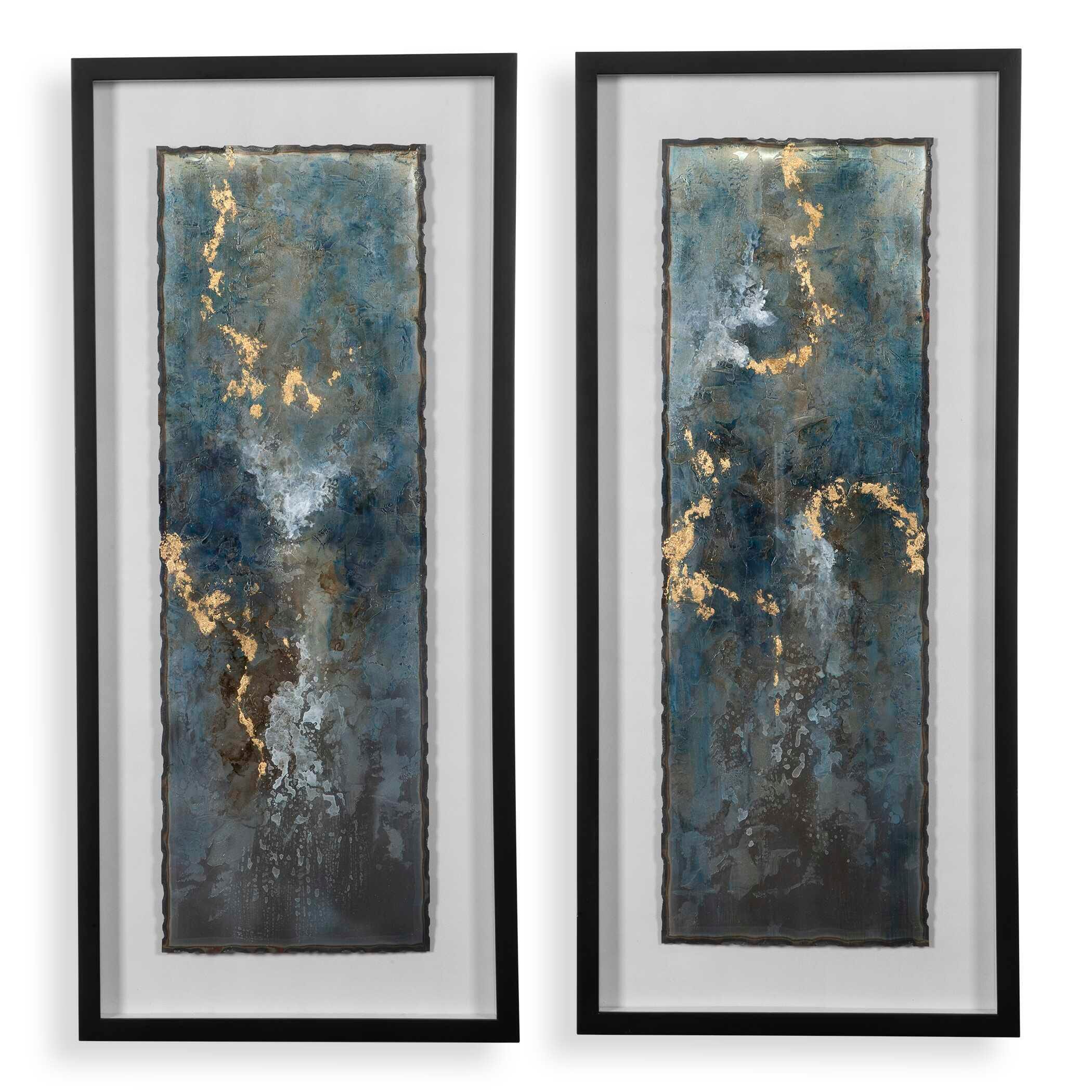 Uttermost Glimmering Agate Wall Art 19 x 43, , large