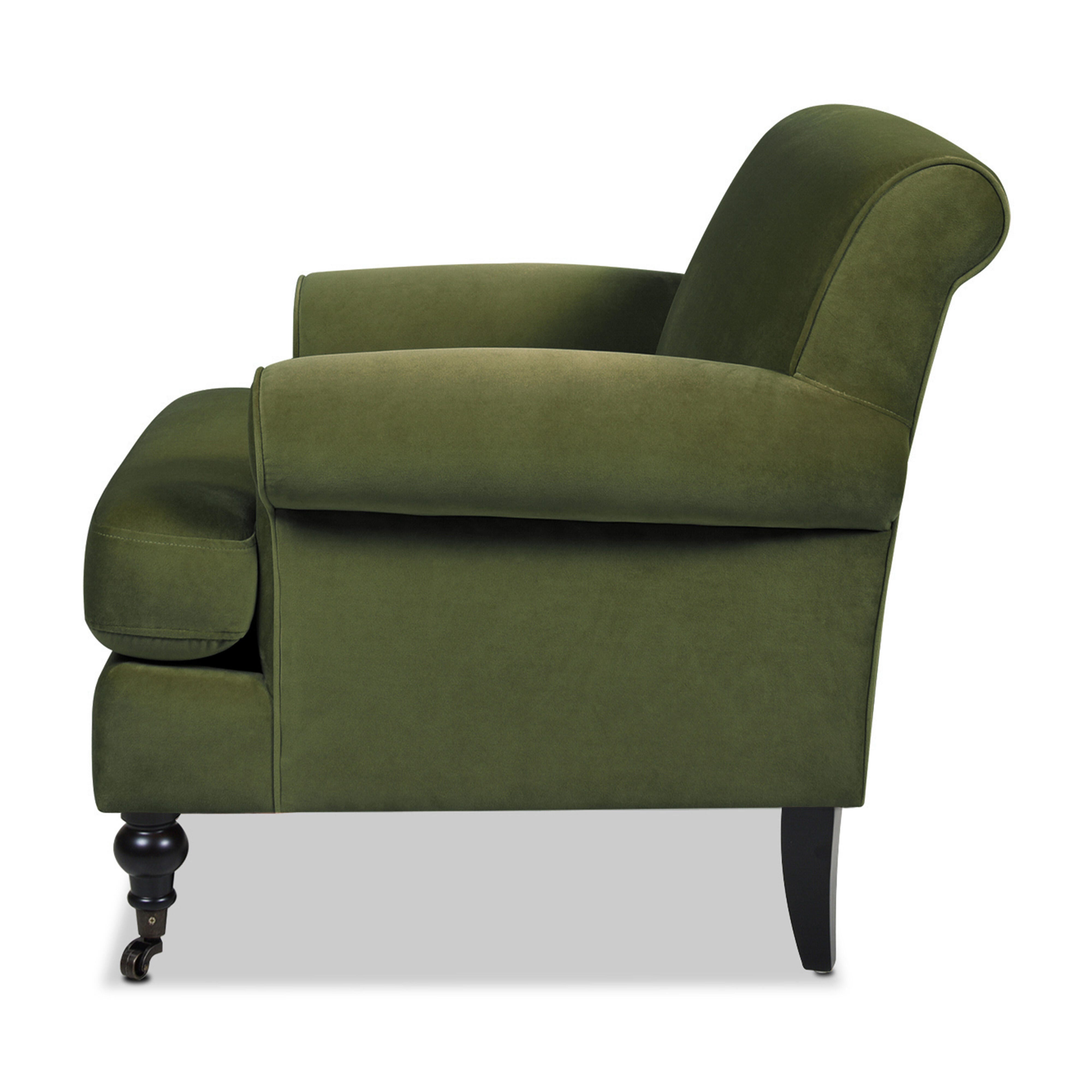 Jennifer Taylor Home Alana Alana Lawson Accent Arm Chair, Olive Green, large