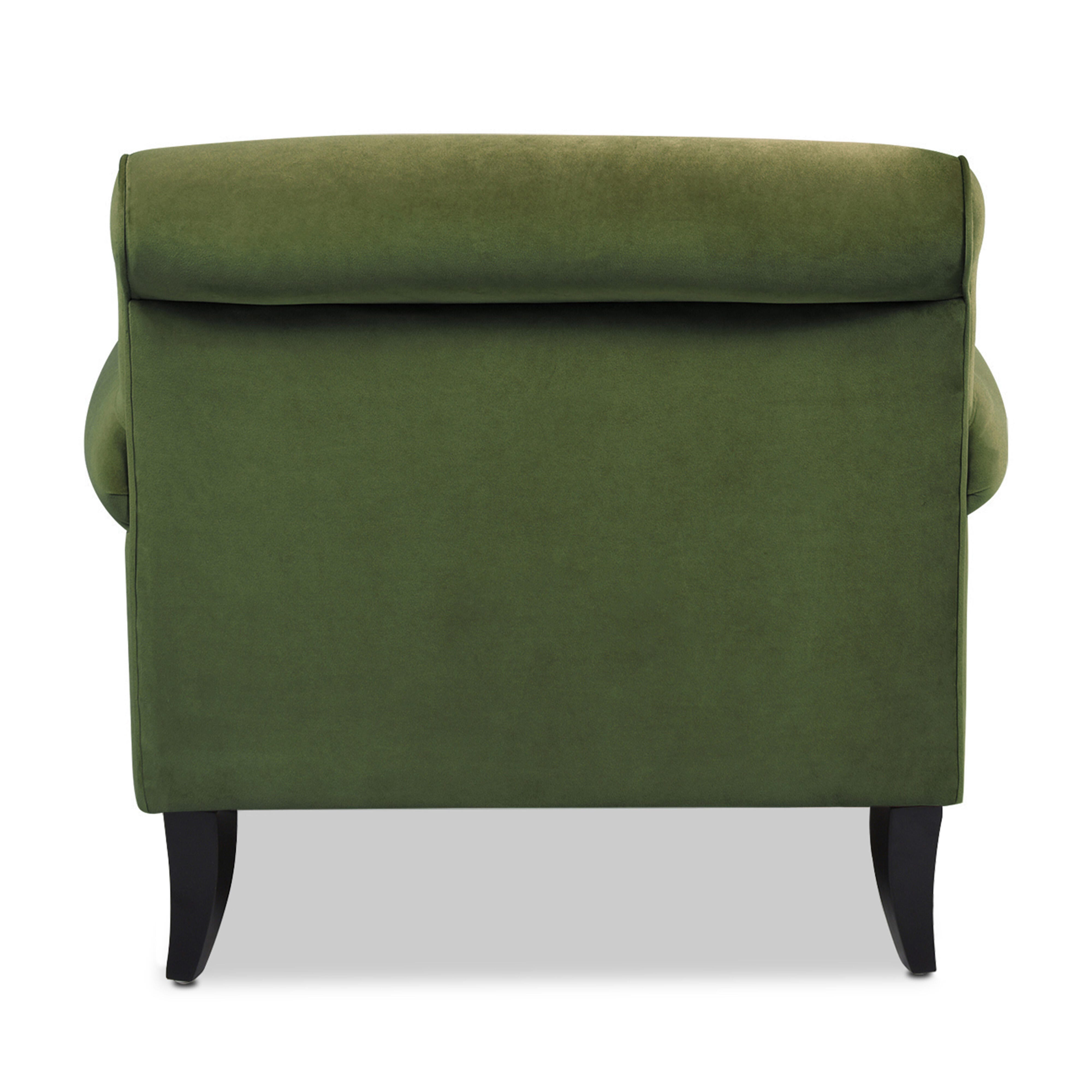 Jennifer Taylor Home Alana Alana Lawson Accent Arm Chair, Olive Green, large