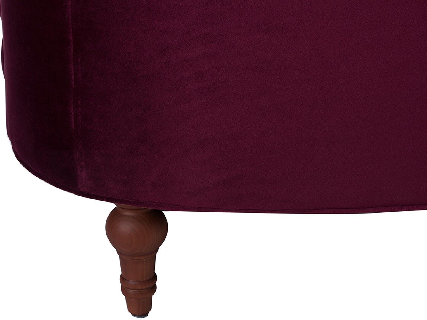 Jennifer Taylor Home La Rosa Tufted Accent Chair, Burgundy, large