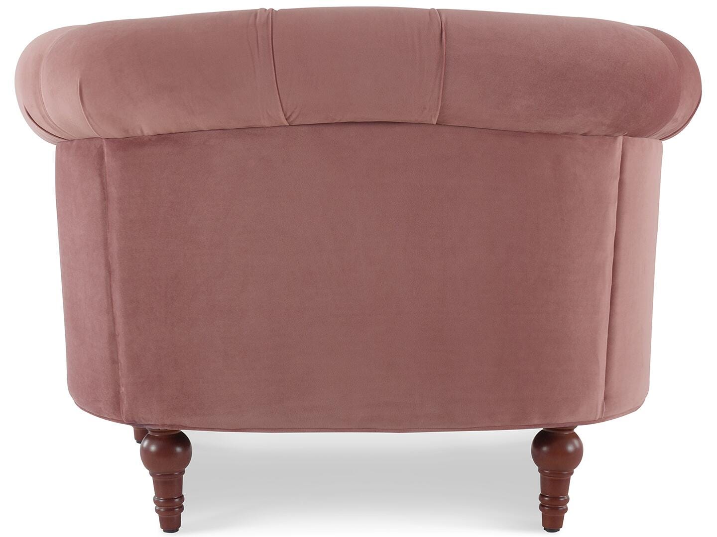 Jennifer Taylor Home La Rosa Tufted Accent Chair, Ash Rose Pink, large