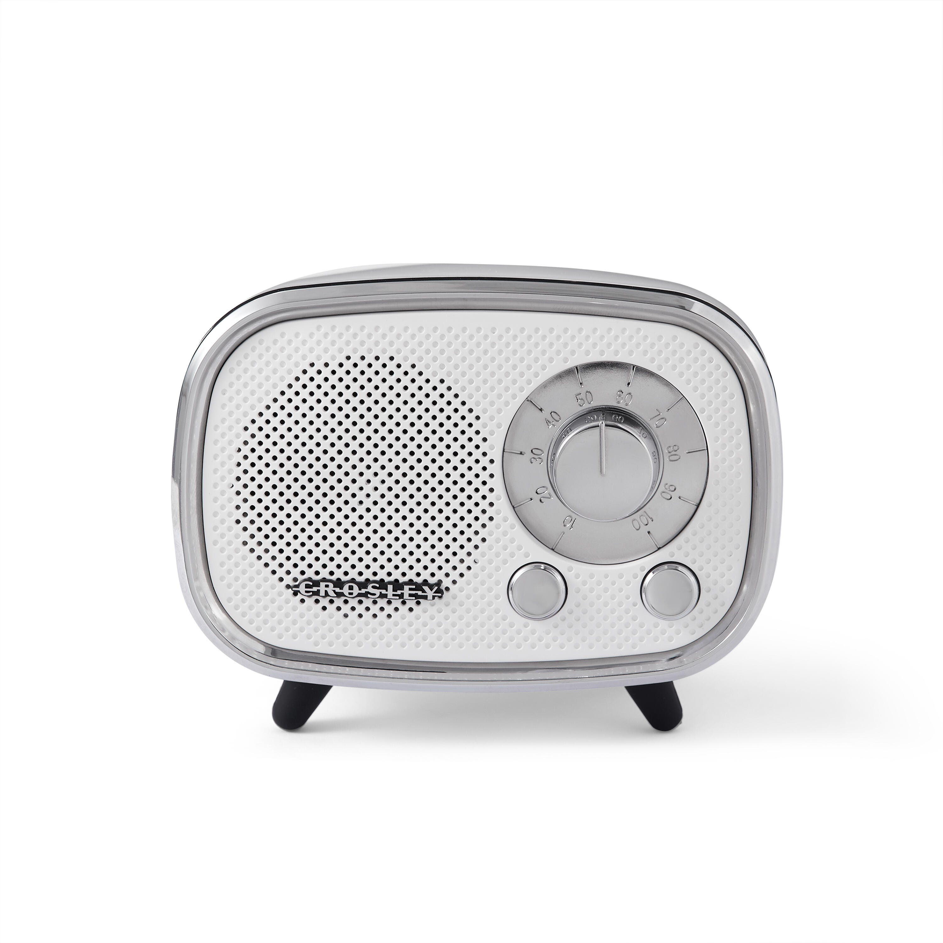 Crosley Rondo Bluetooth Speaker, White, large