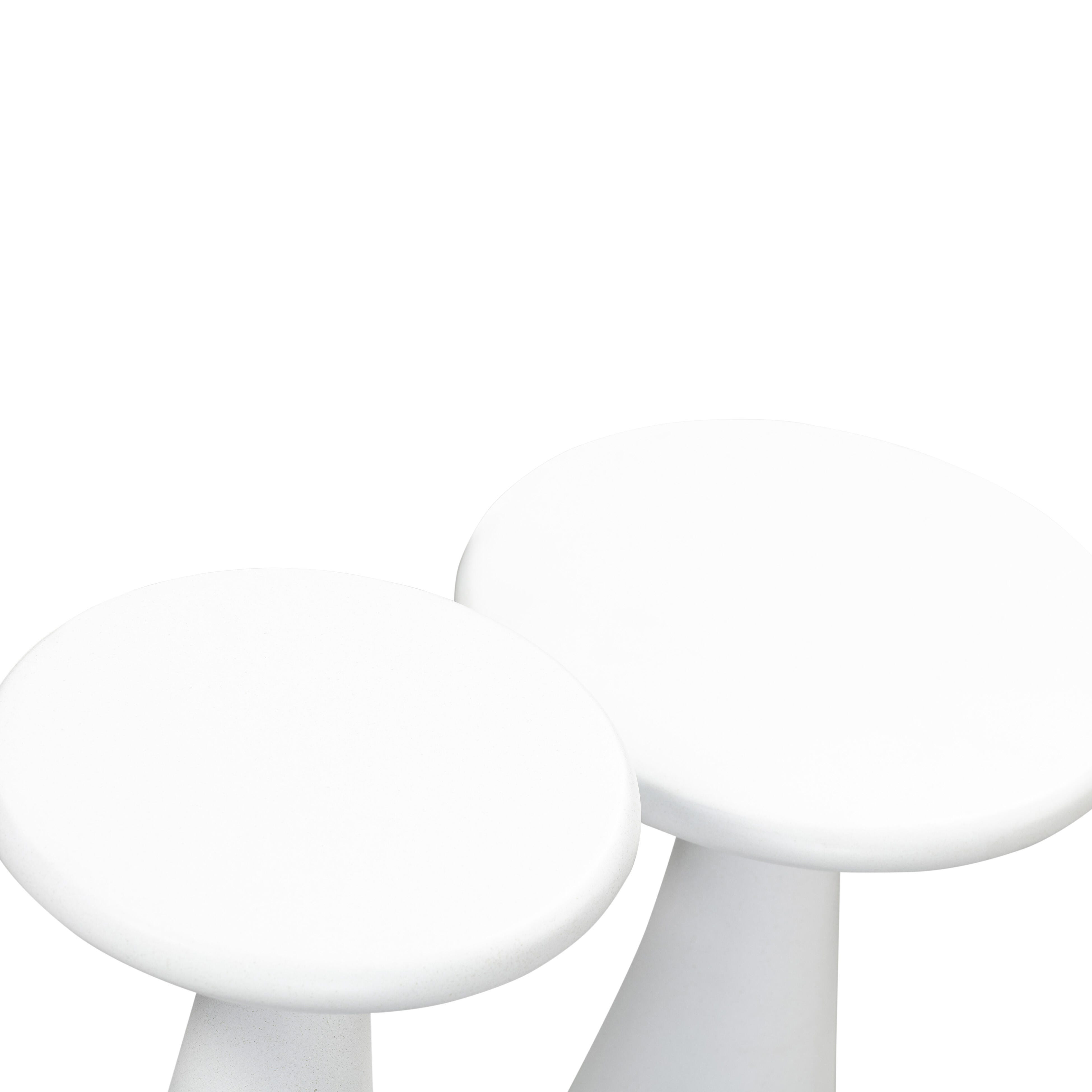 TOV Furniture Gianna Concrete Accent Tables - Set of 2, , large