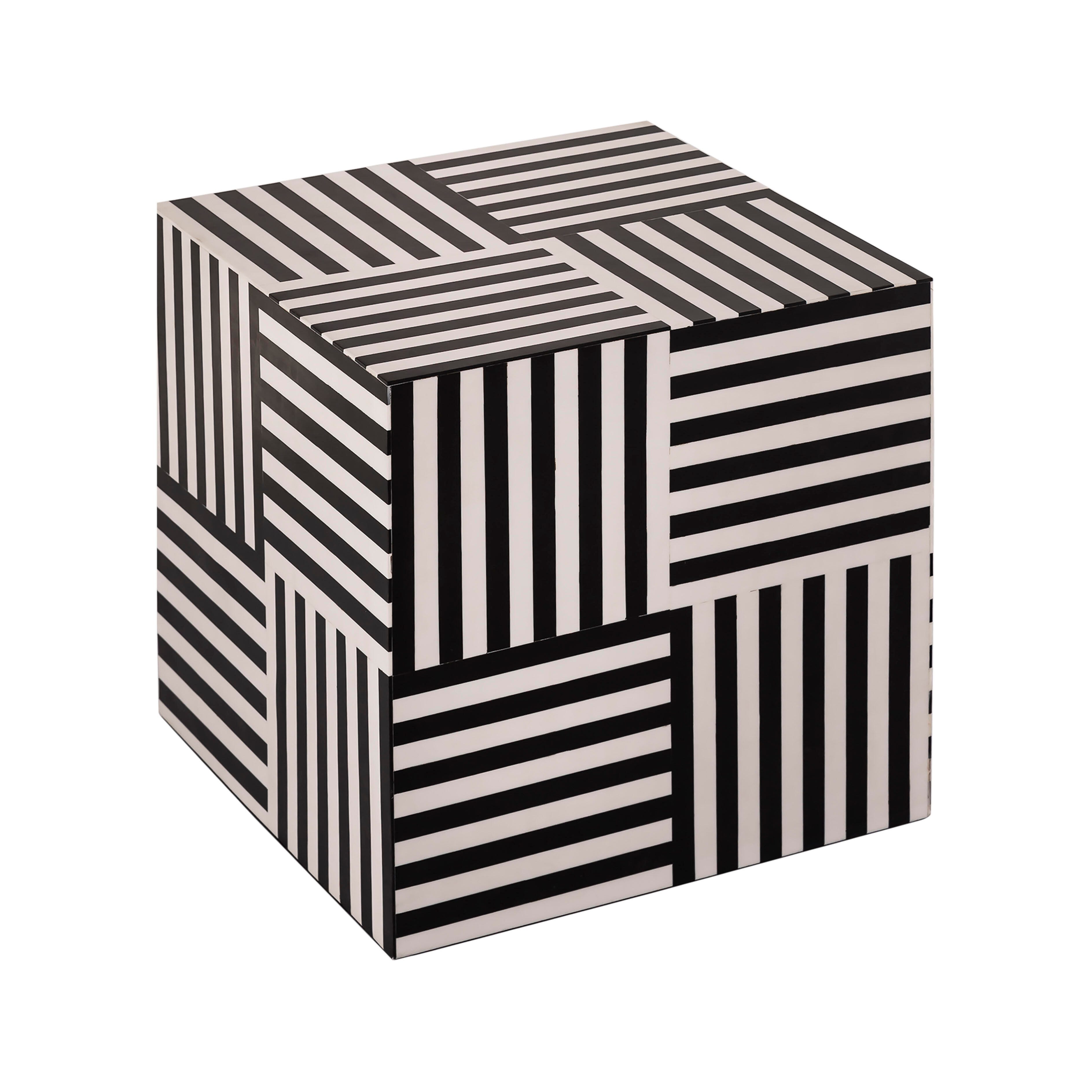 TOV Furniture Cube Side Table, , large
