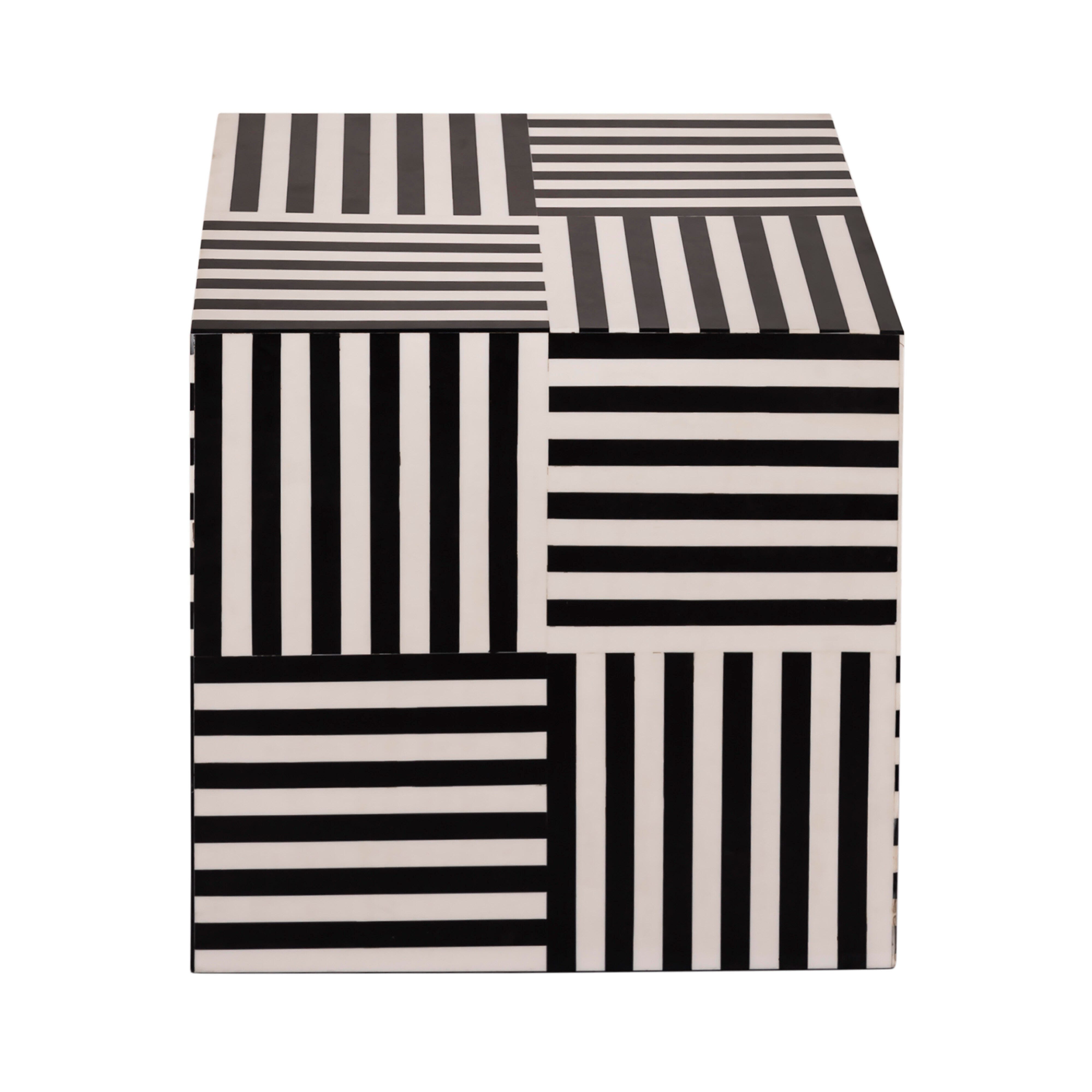 TOV Furniture Cube Side Table, , large