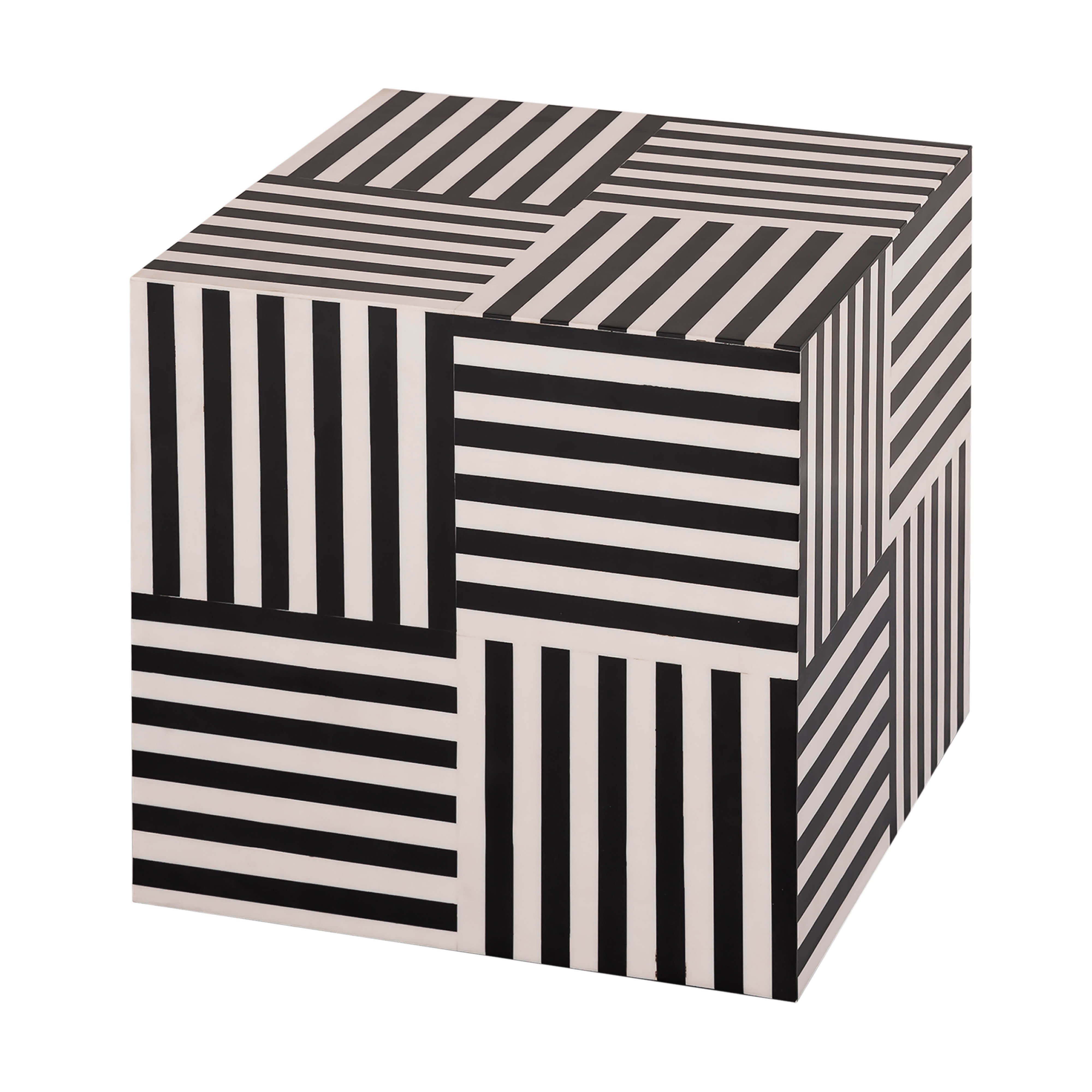 TOV Furniture Cube Side Table, , large