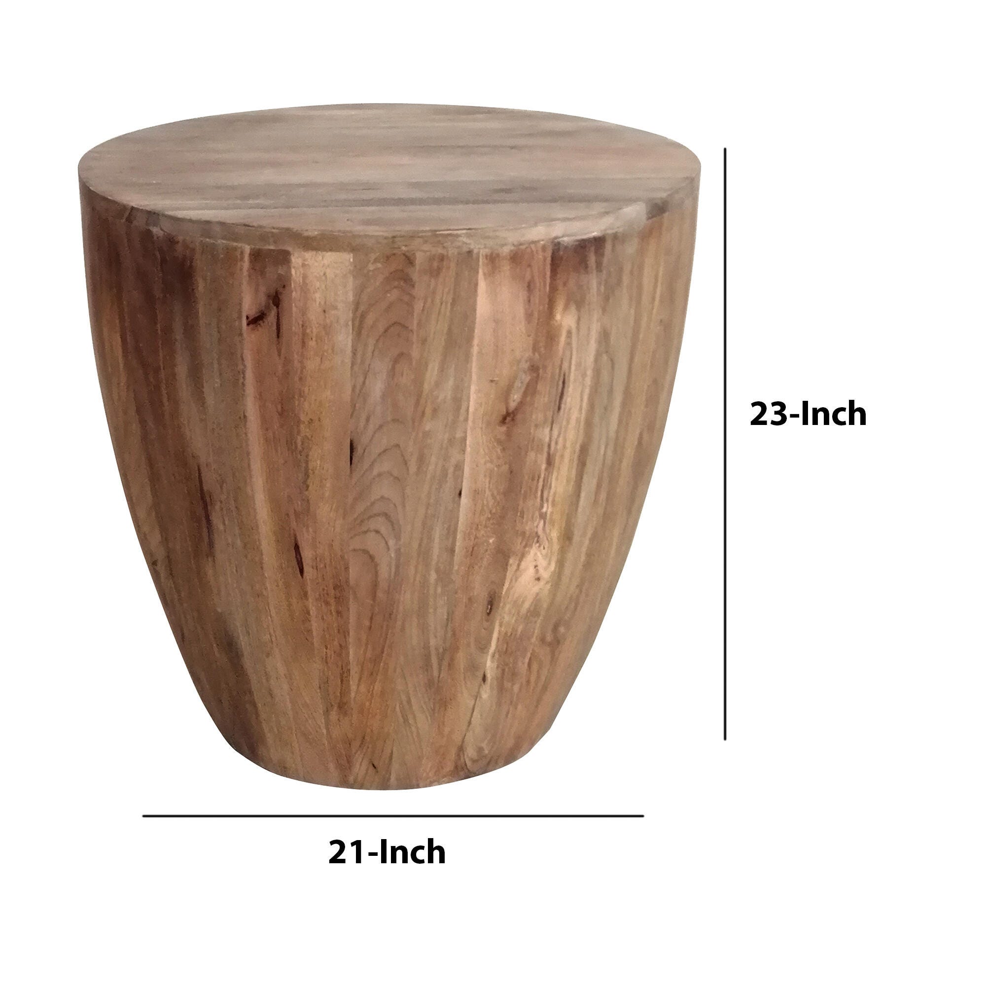 Arthur Cylindrical Side End Table, , large