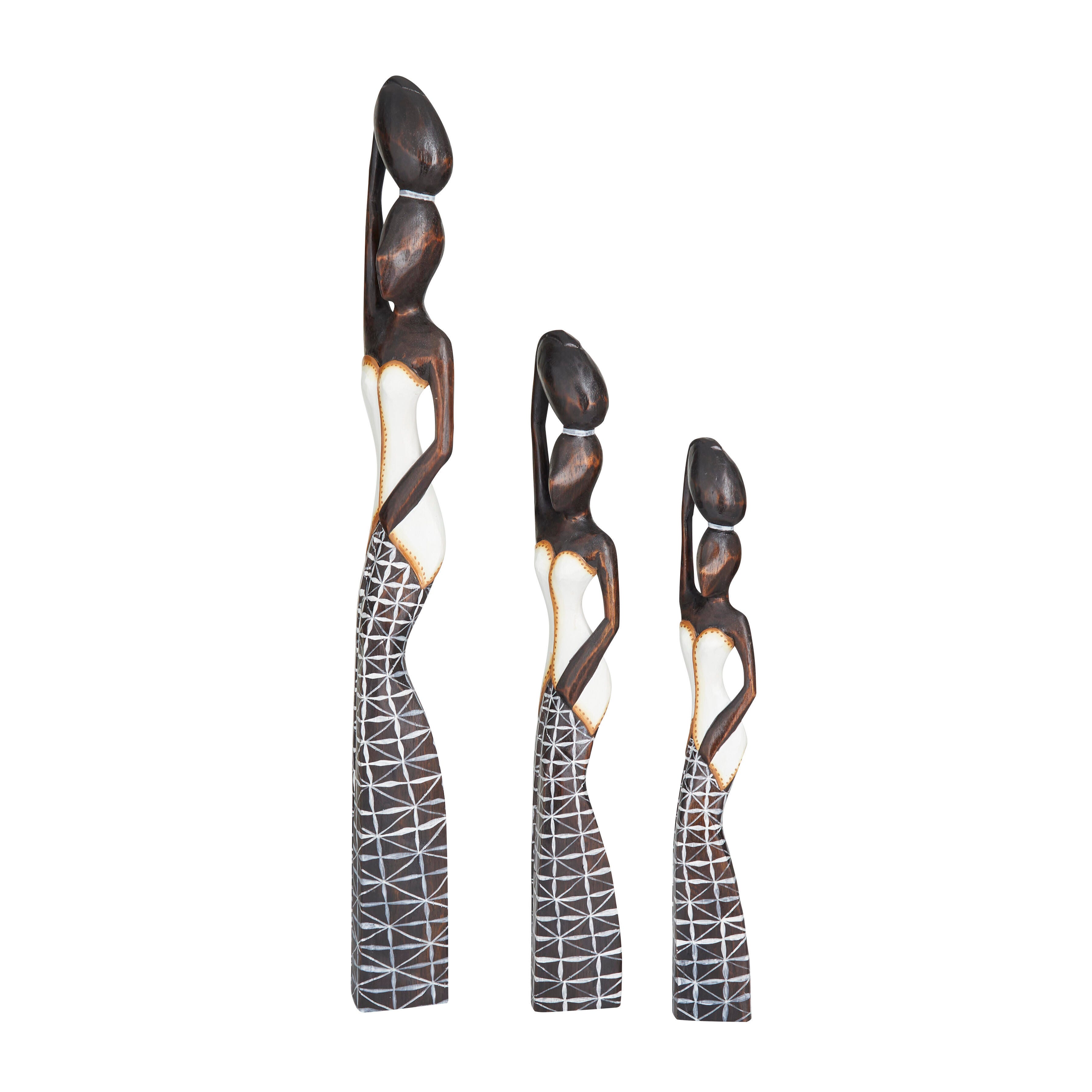 Bayberry Lane African Women Sculpture Set, , large