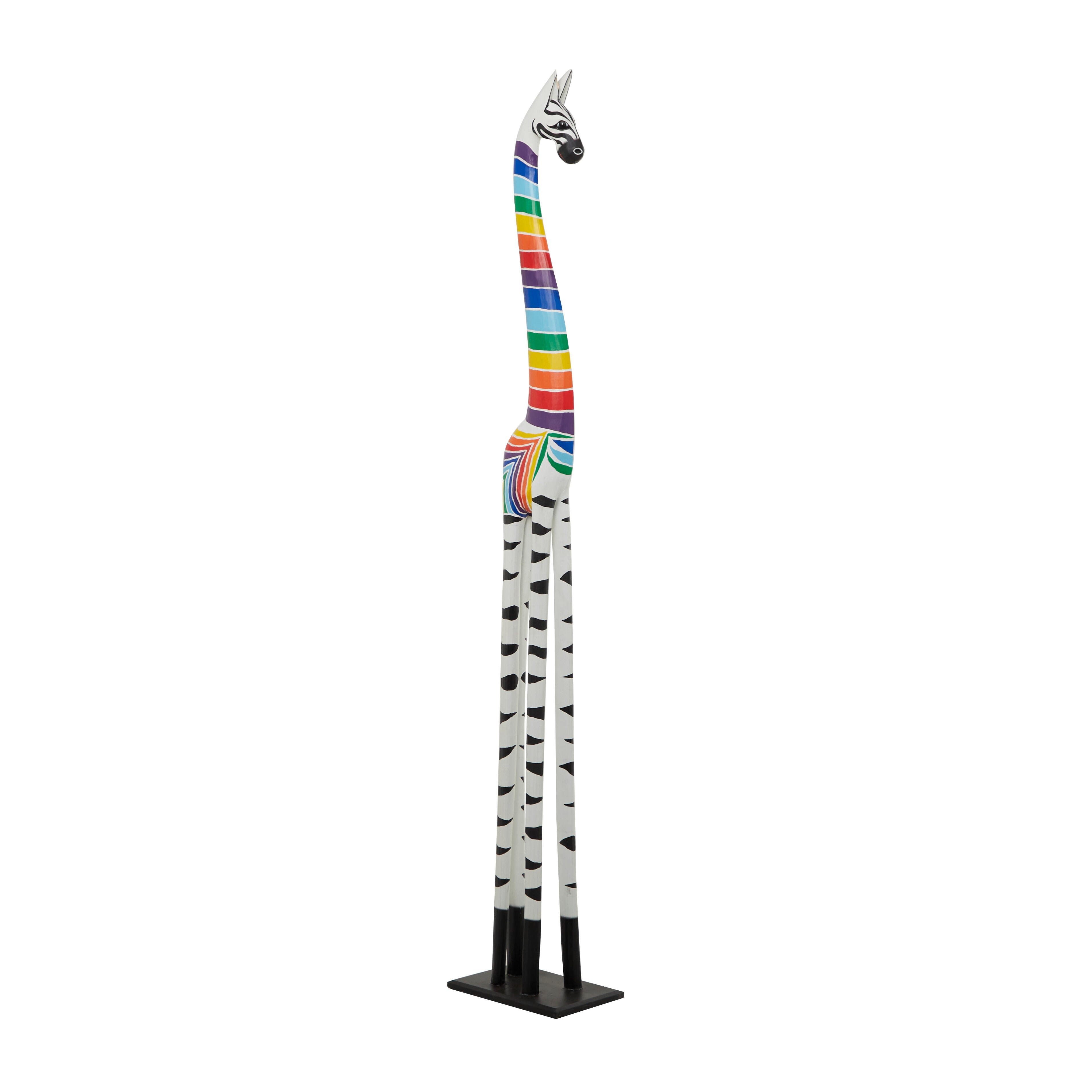 Bayberry Lane Giraffe Sculpture, Multi, rollover