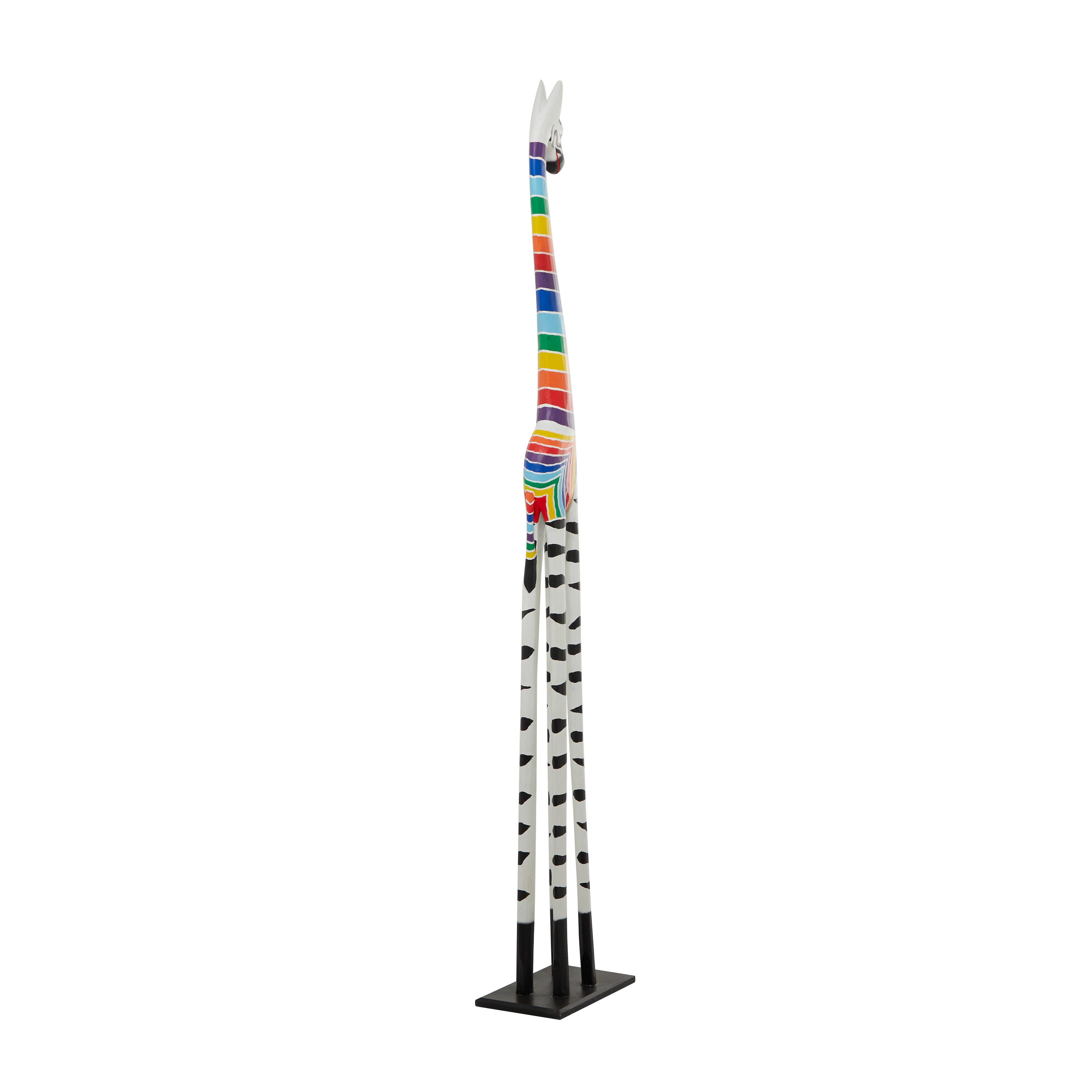 Bayberry Lane Giraffe Sculpture, Multi, large
