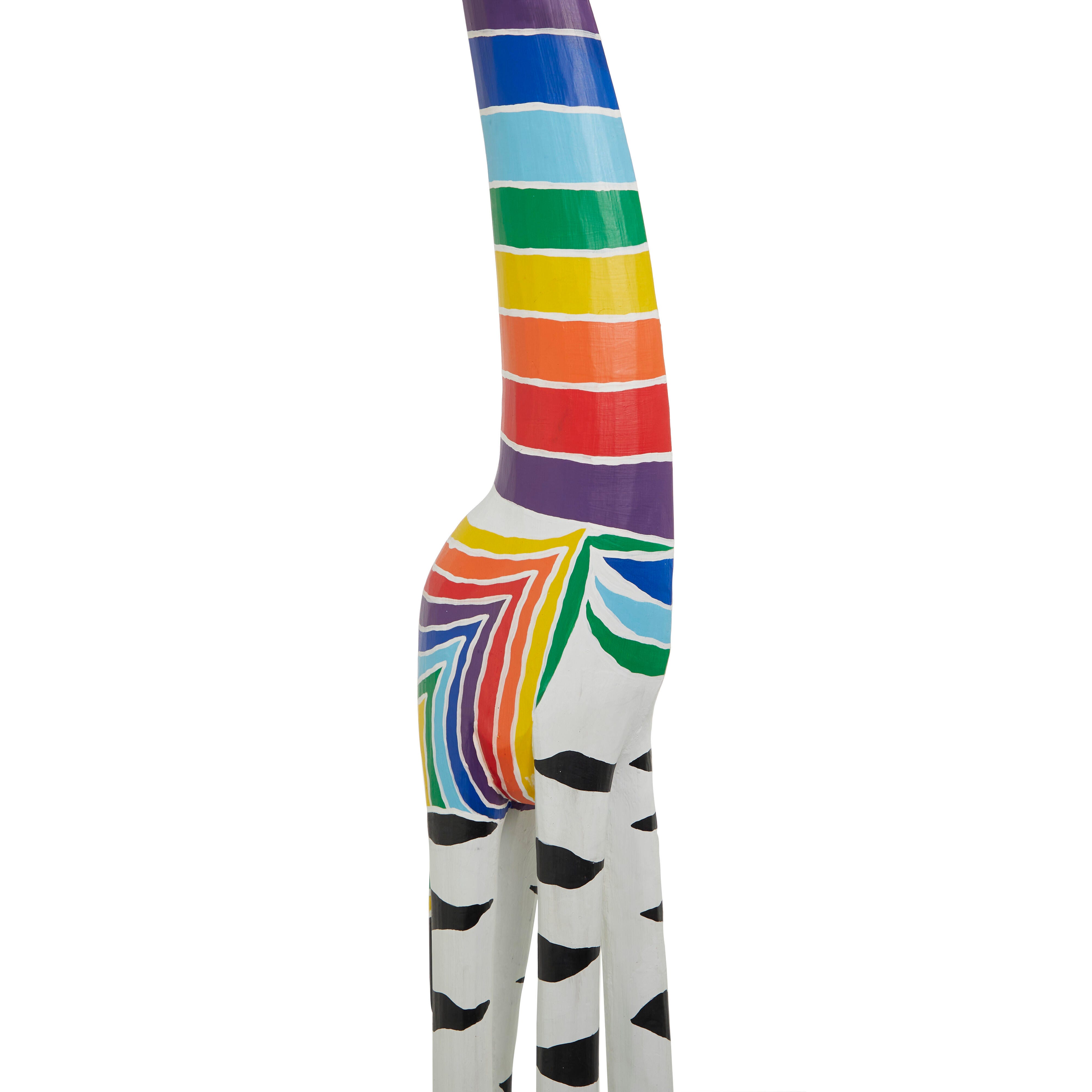 Bayberry Lane Giraffe Sculpture, Multi, large