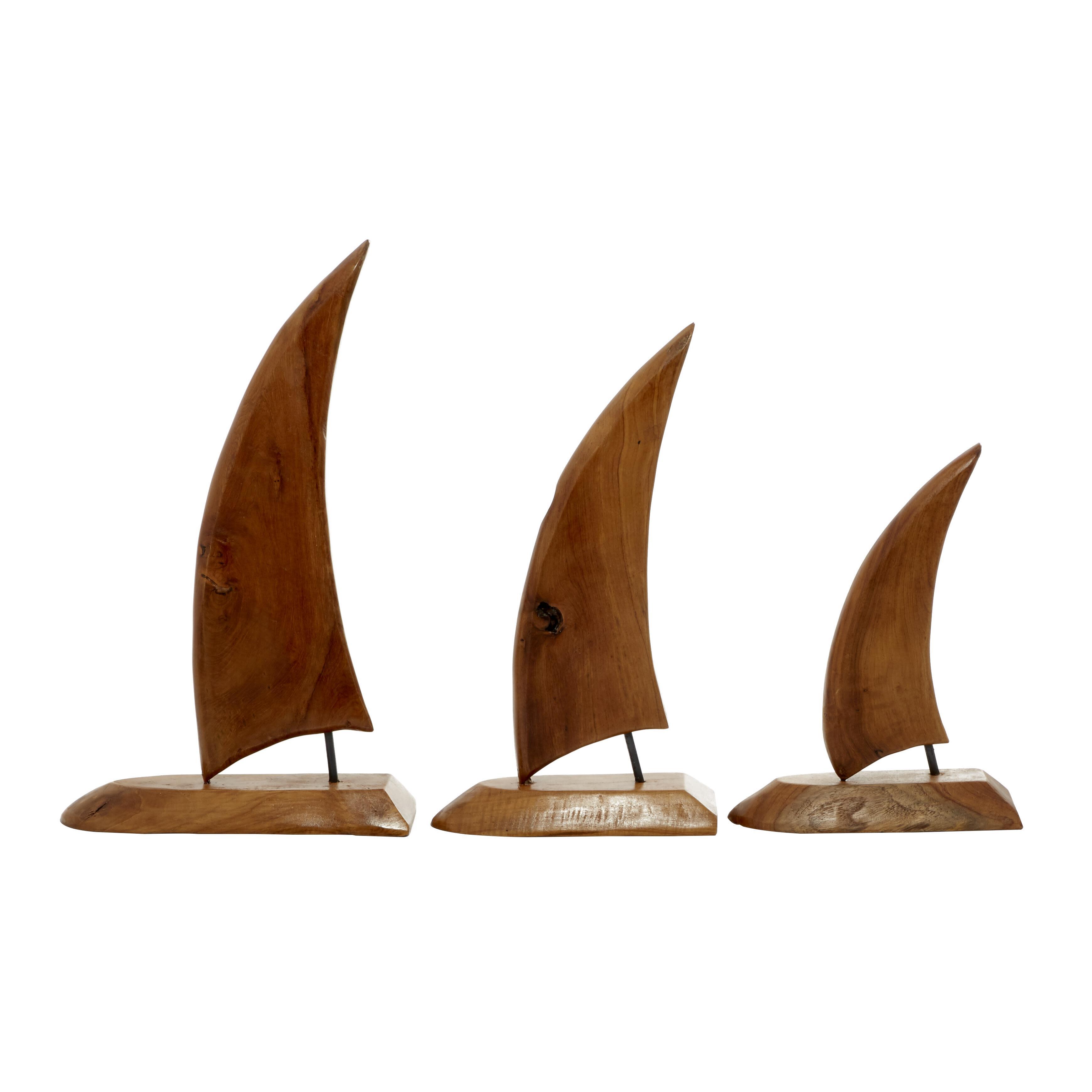 Bayberry Lane Decorative Sail Boat Sculpture Set, , large