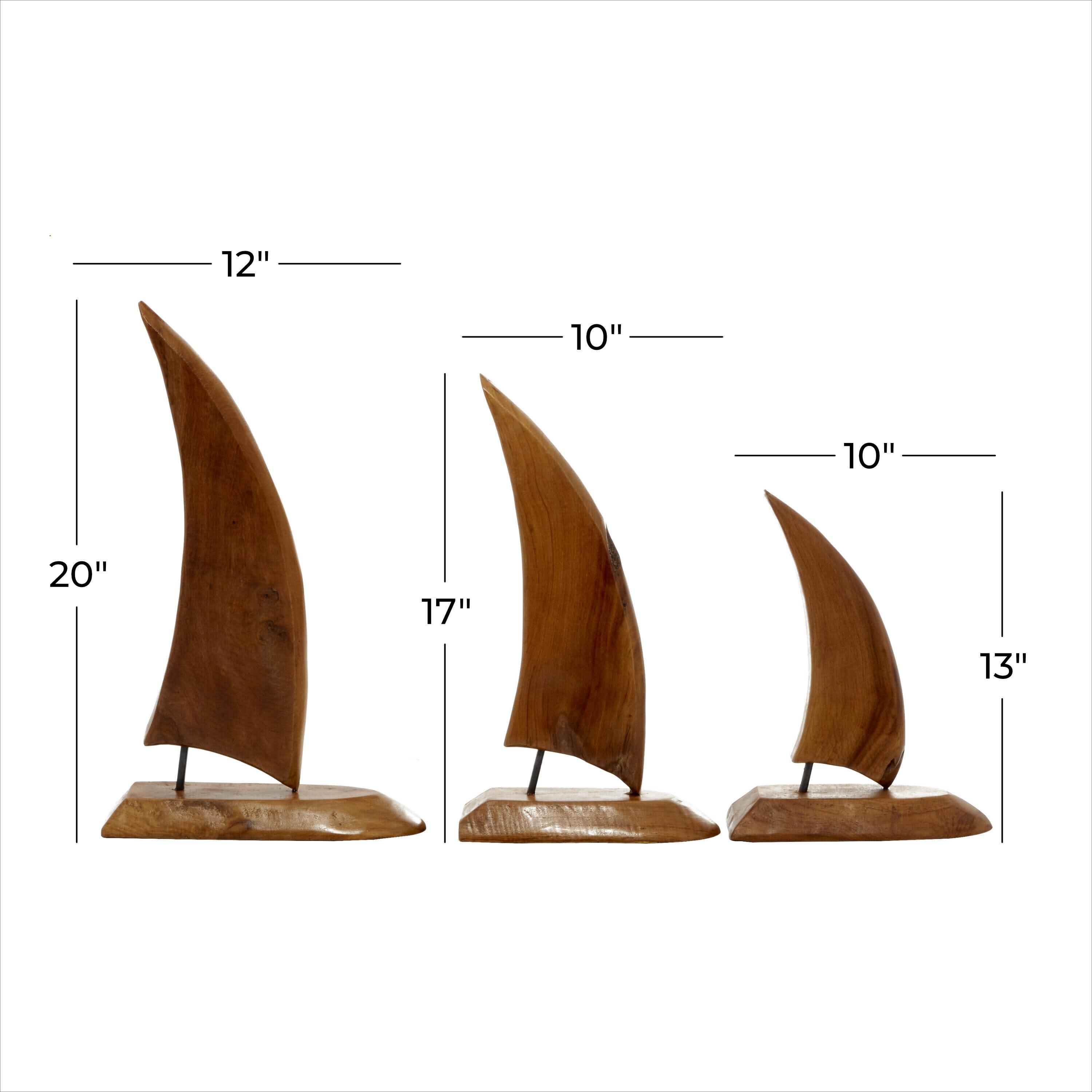 Bayberry Lane Decorative Sail Boat Sculpture Set, , large