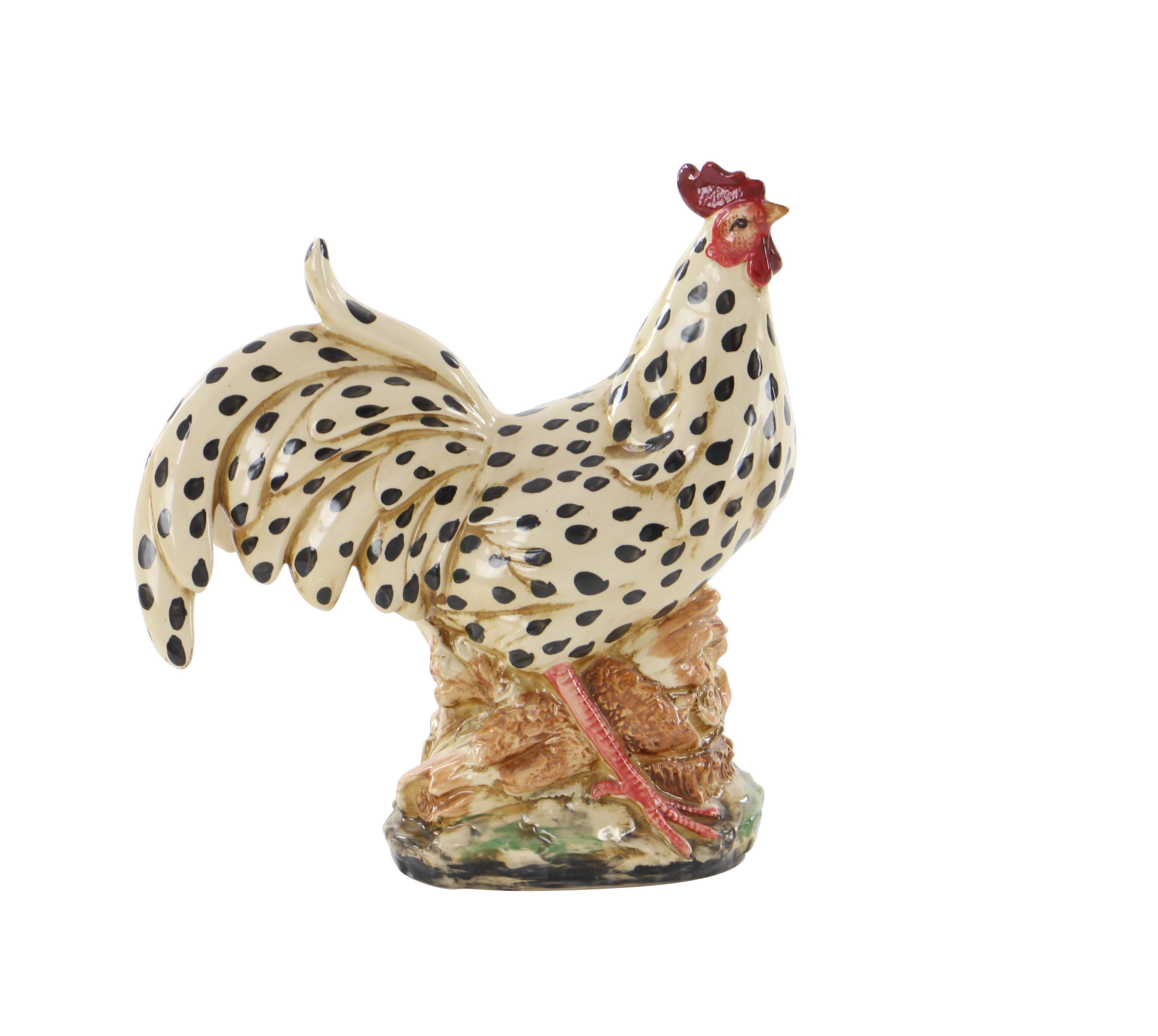 Bayberry Lane Indoor Outdoor Rooster Garden Sculpture, , large