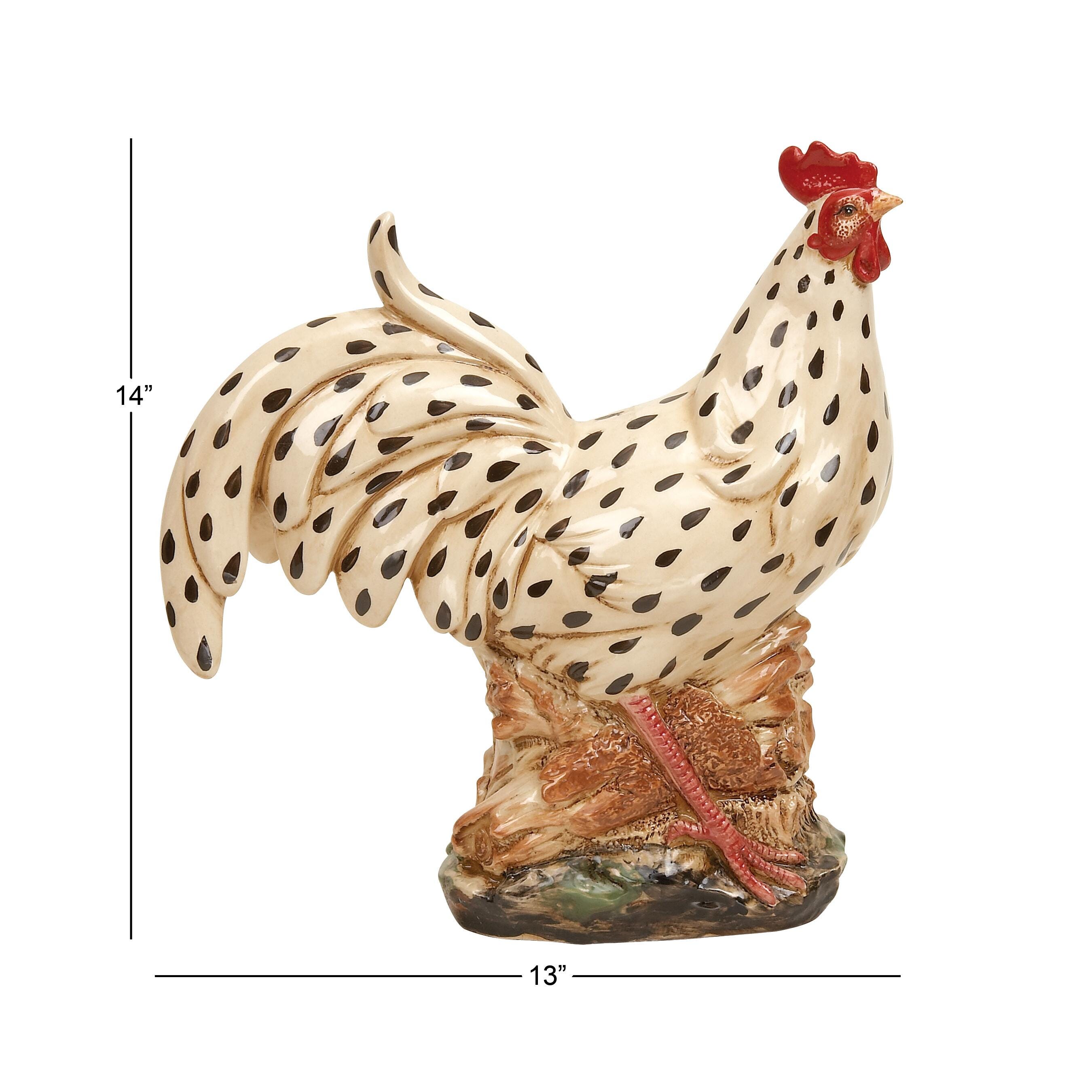 Bayberry Lane Indoor Outdoor Rooster Garden Sculpture, , large