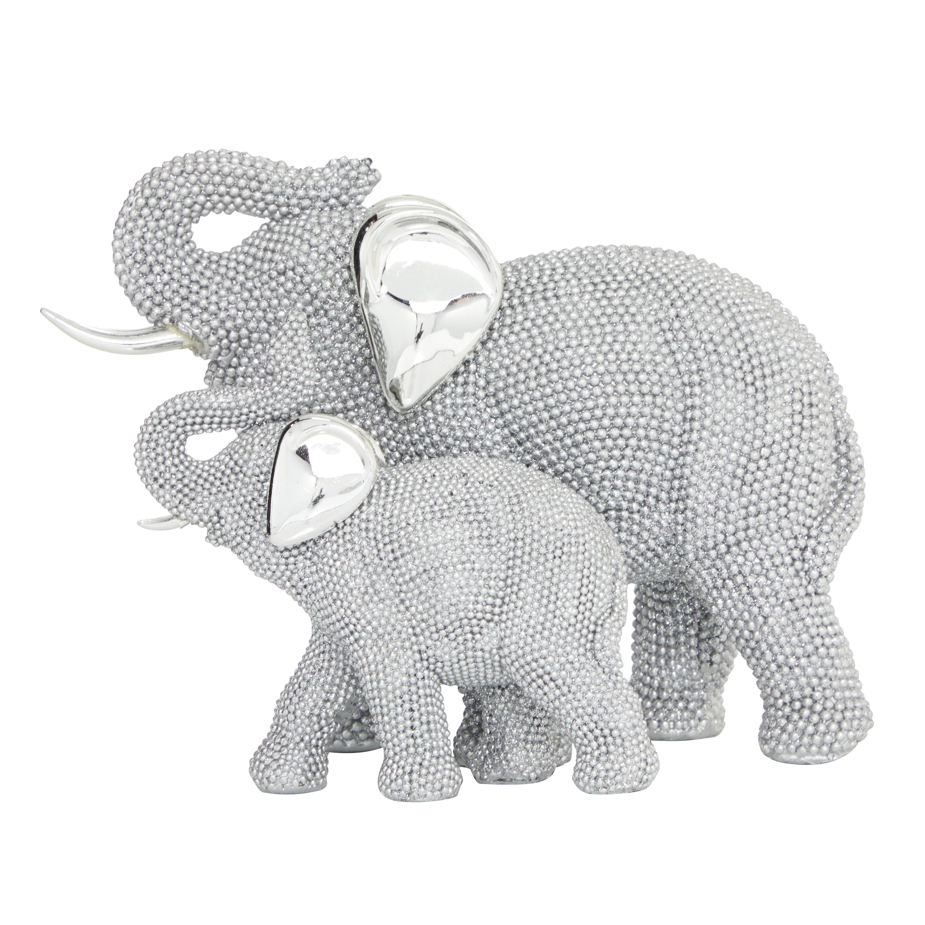 Bayberry Lane Glam Elephant Sculpture, , rollover