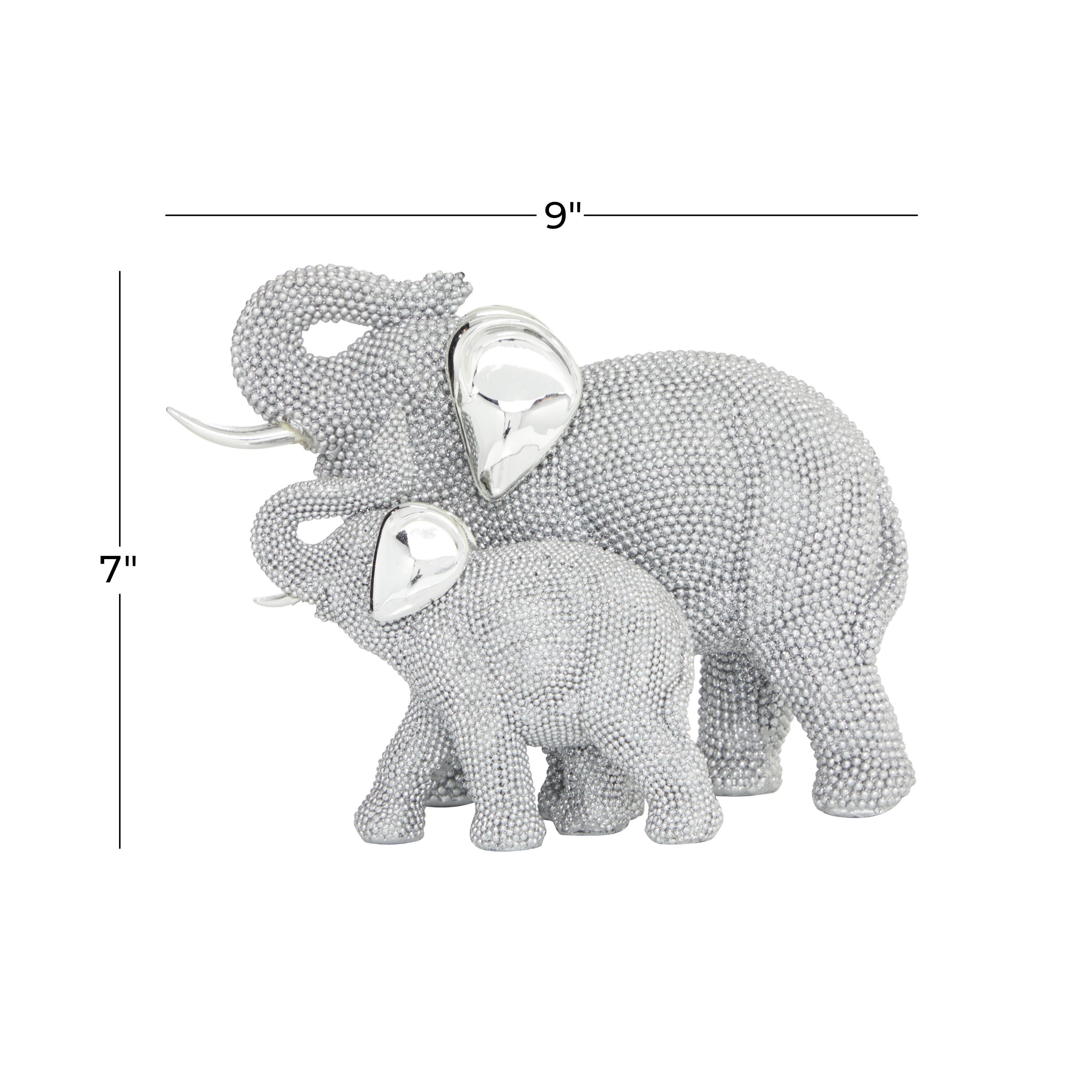 Bayberry Lane Glam Elephant Sculpture, , large
