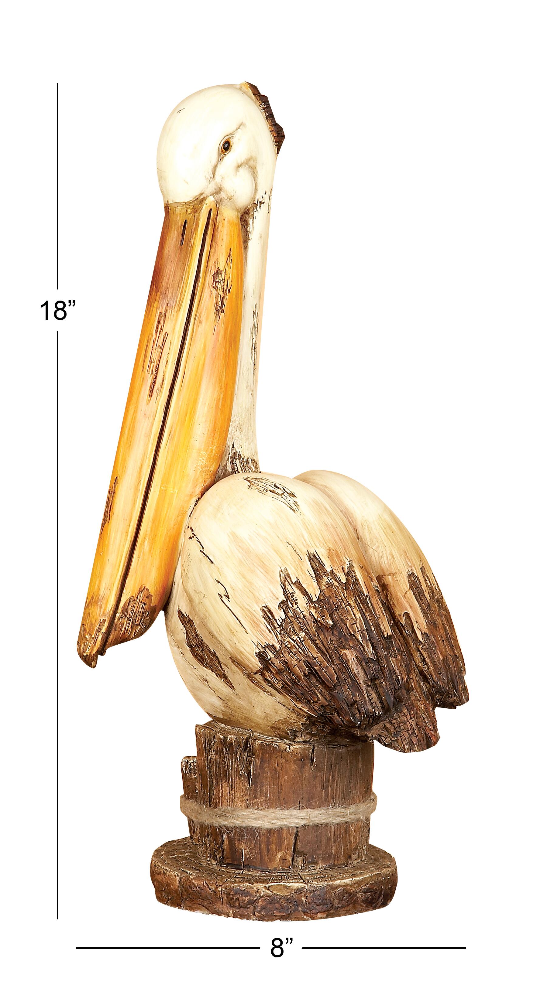 Bayberry Lane Pelican Sculpture, , large