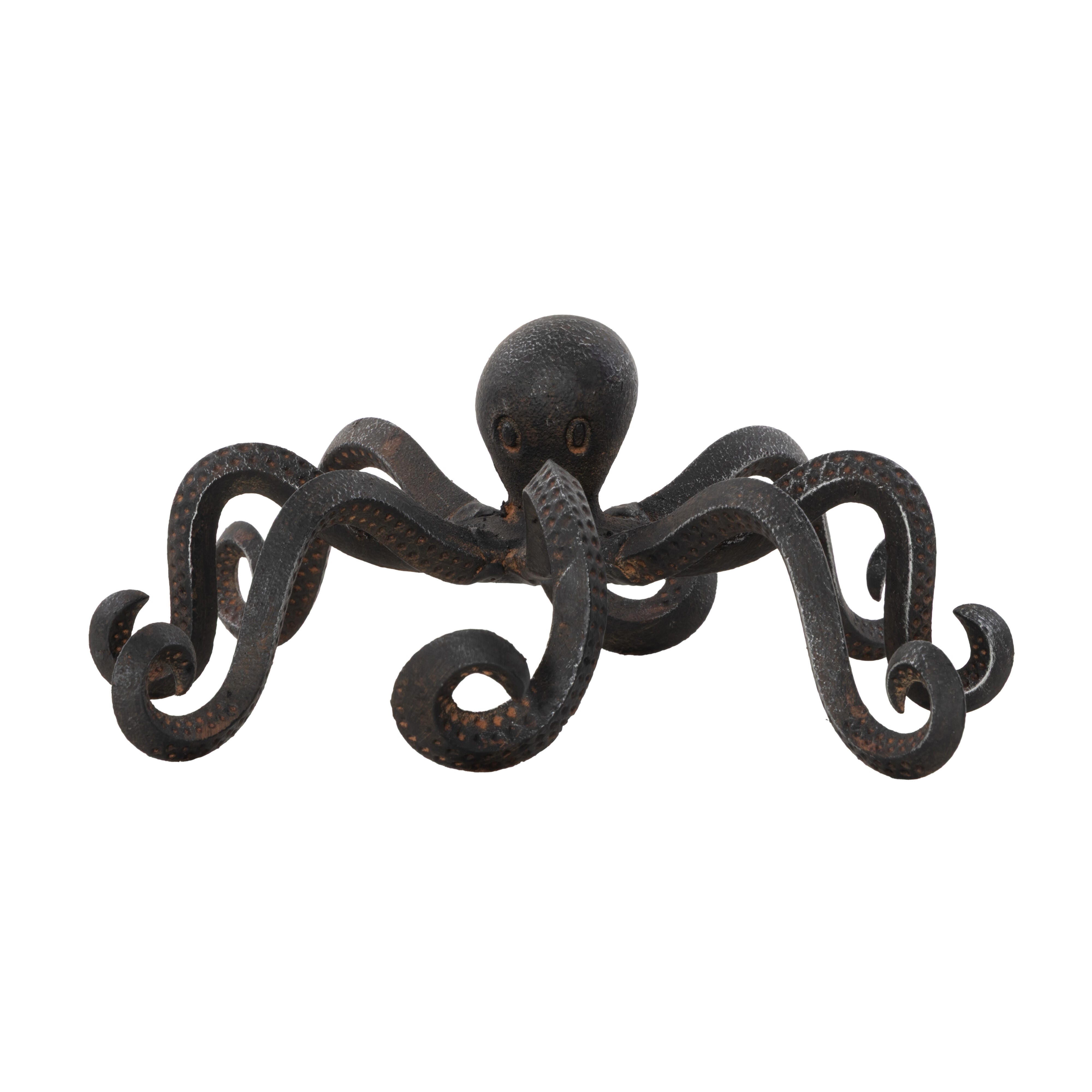 Bayberry Lane Octopus Sculpture with Long Tentacles, , large