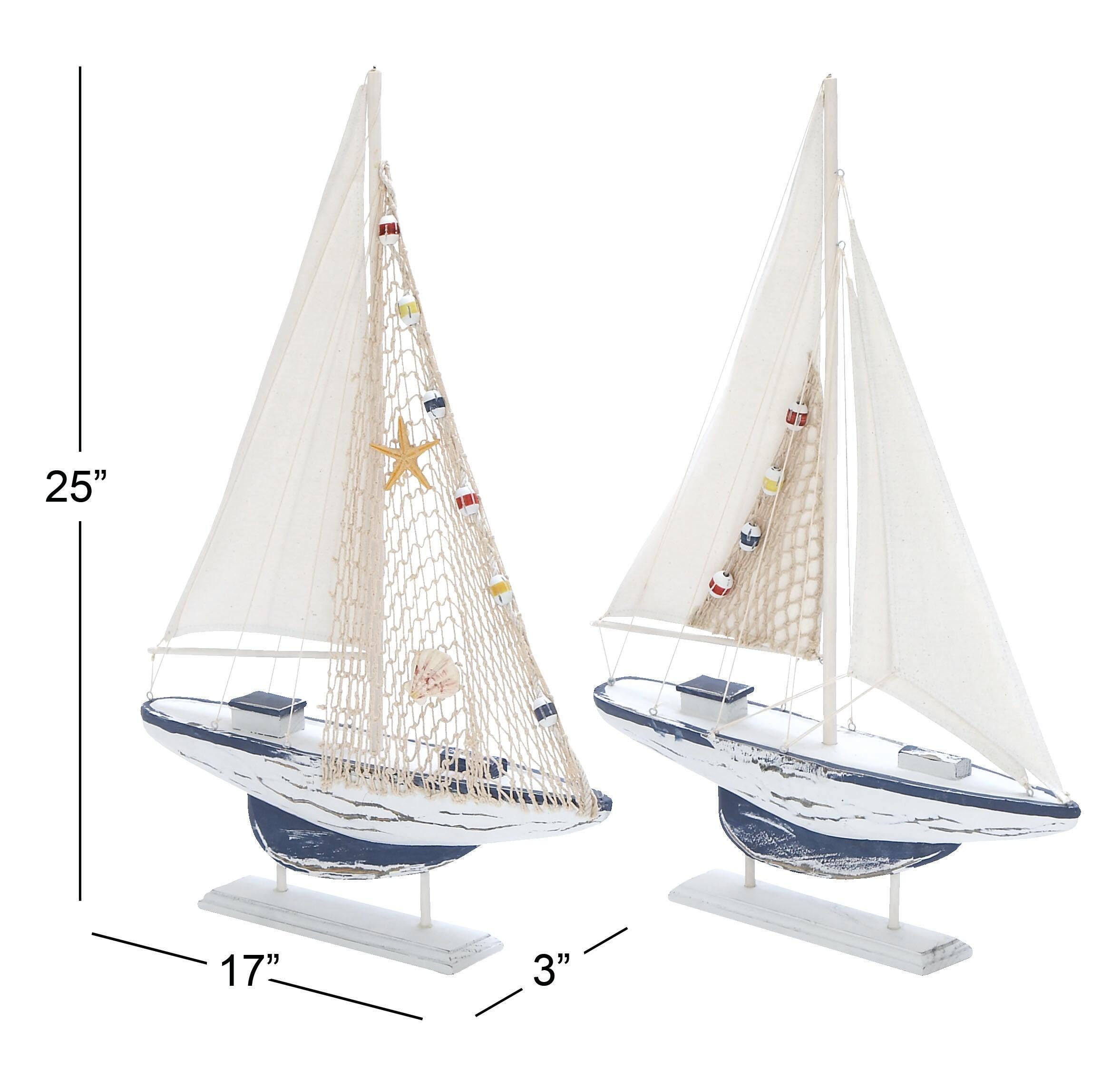 Bayberry Lane Sail Boat Sculpture (Set of 2), , large