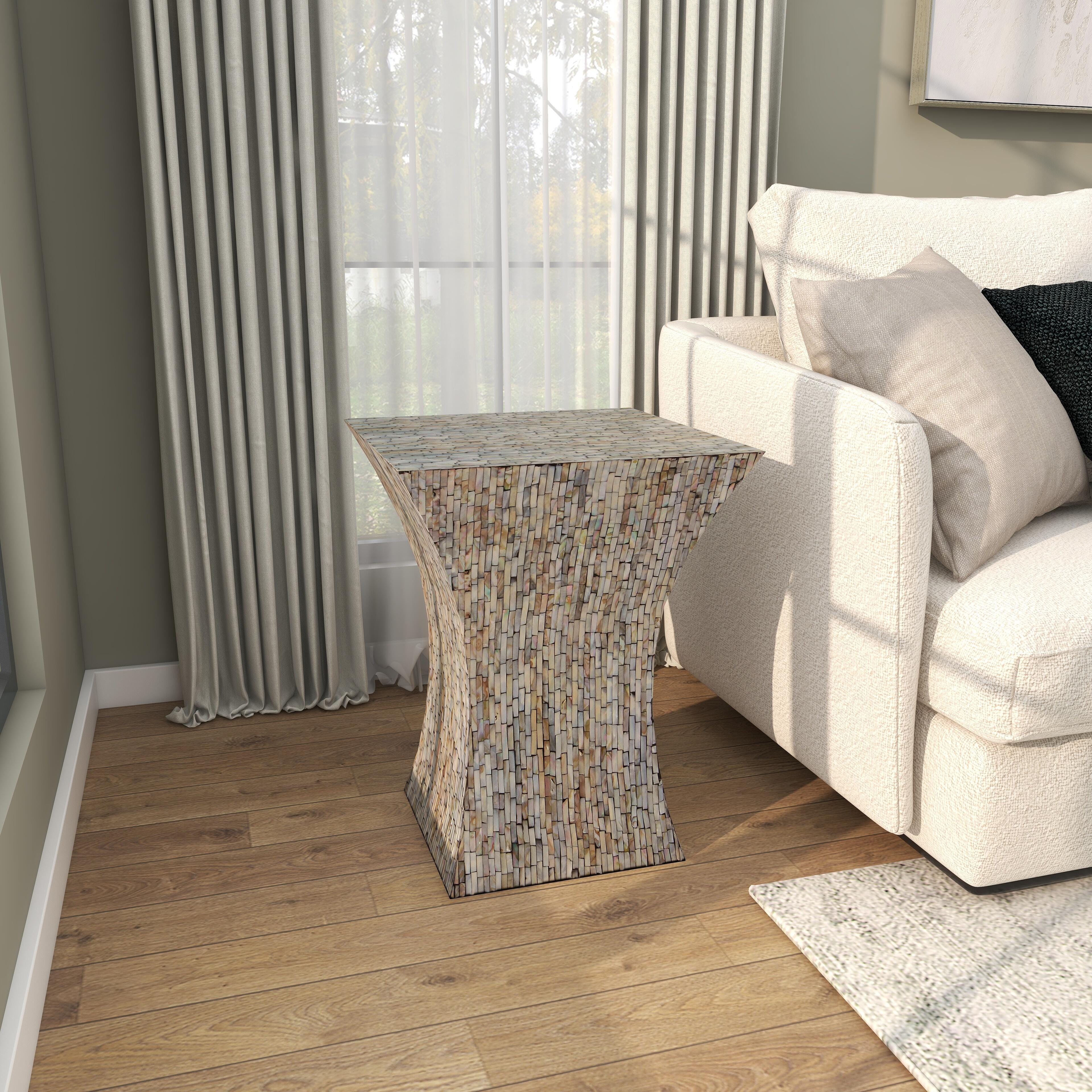 Bayberry Lane Hourglass Side Table, , large