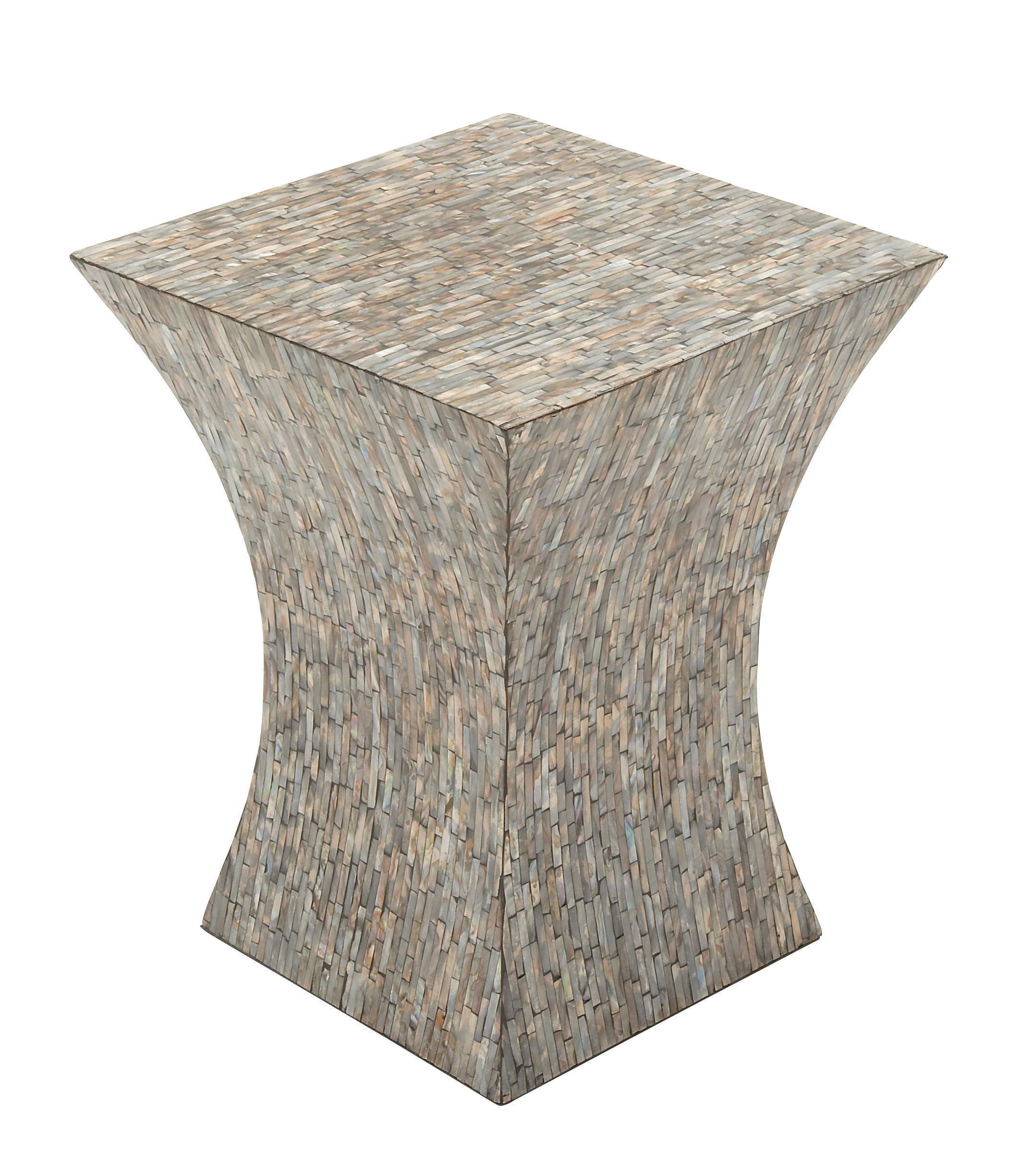 Bayberry Lane Hourglass Side Table, , large
