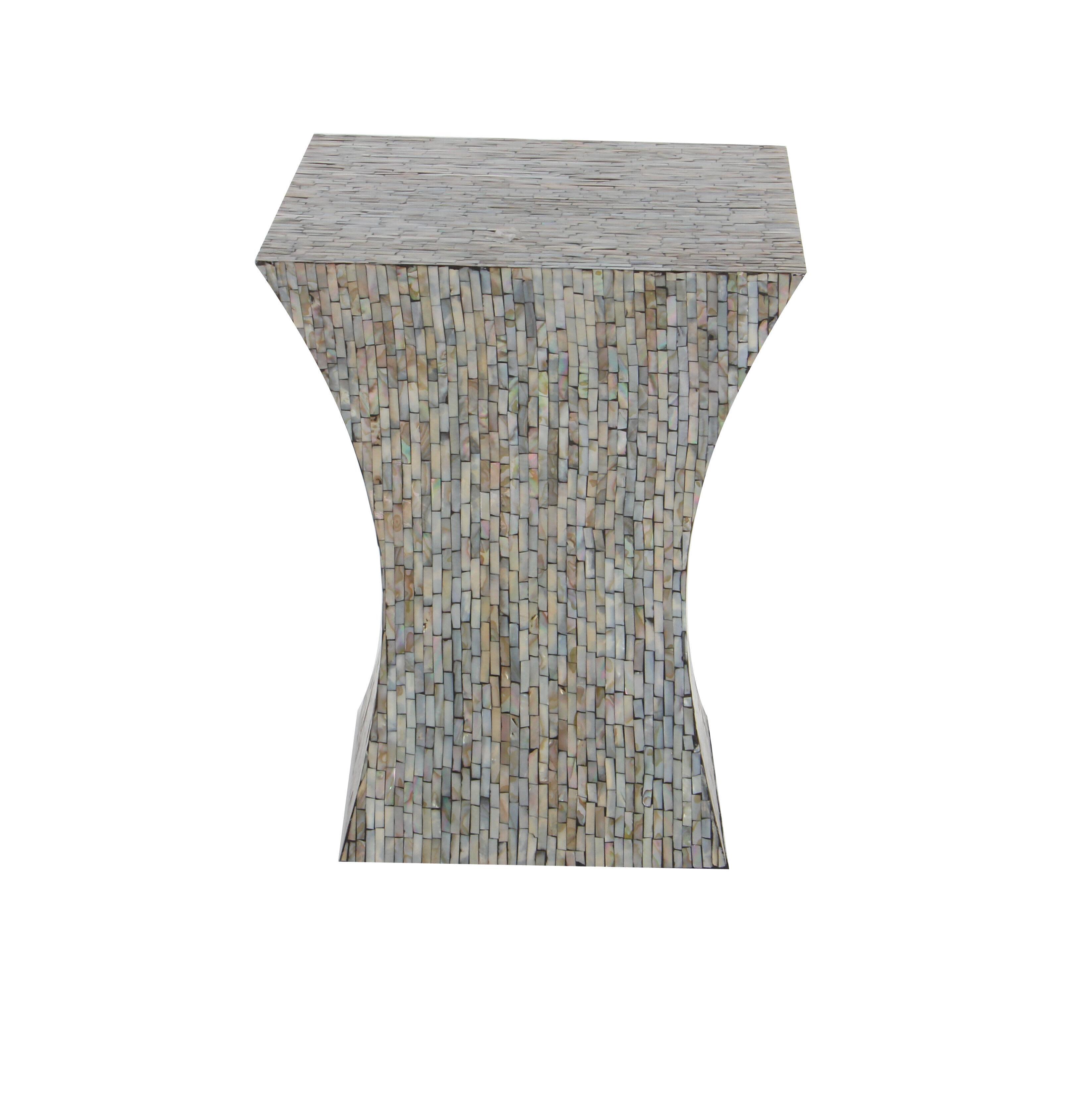 Bayberry Lane Hourglass Side Table, , large