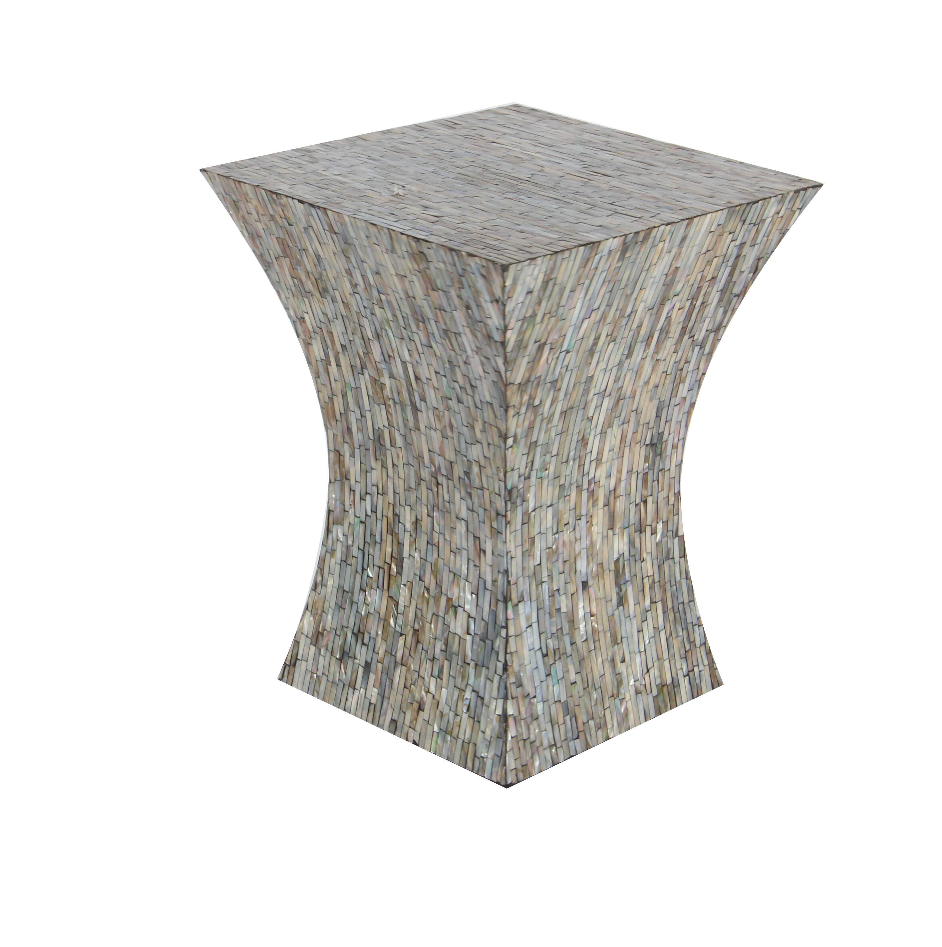 Bayberry Lane Hourglass Side Table, , large