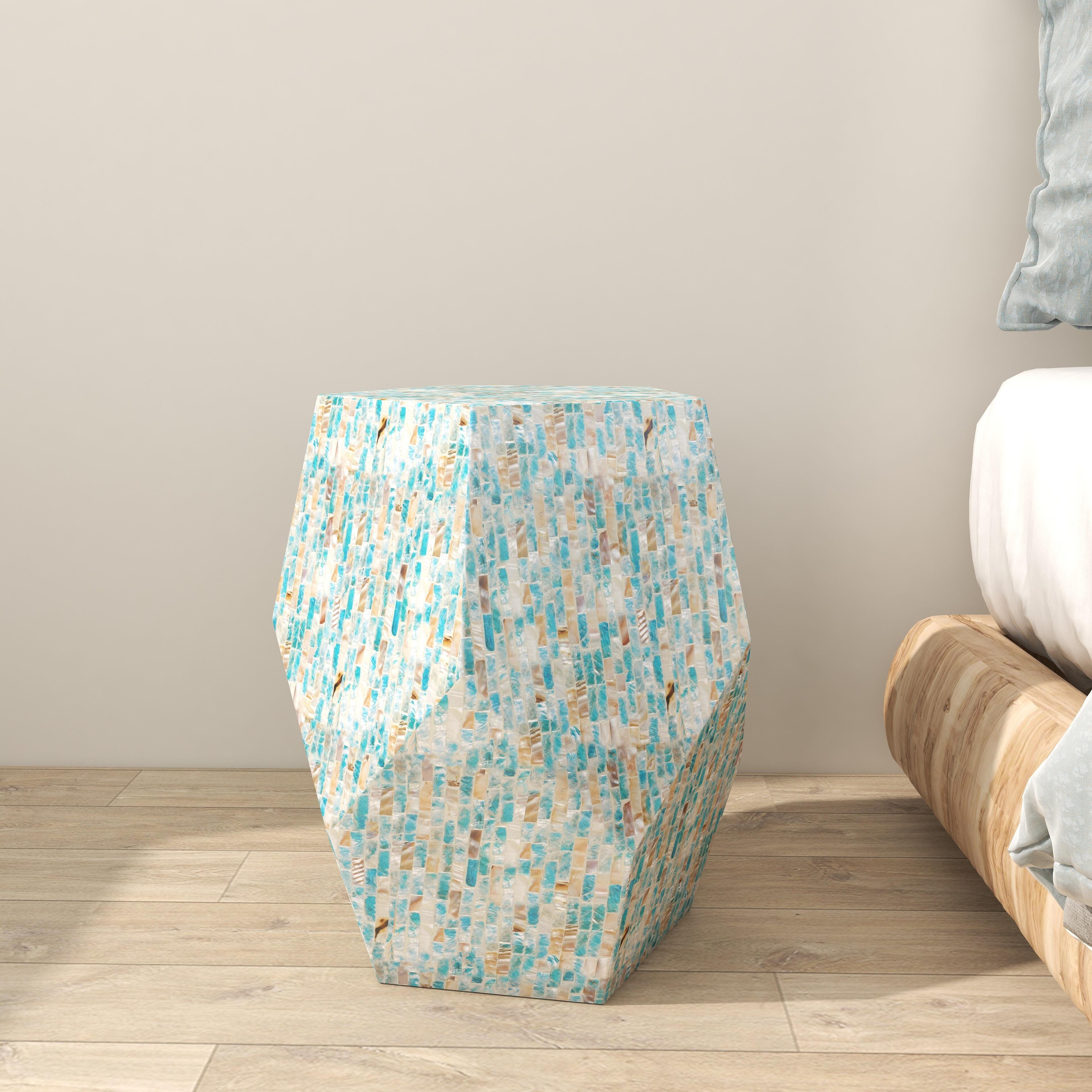 Bayberry Lane Geometric Side Table, , large