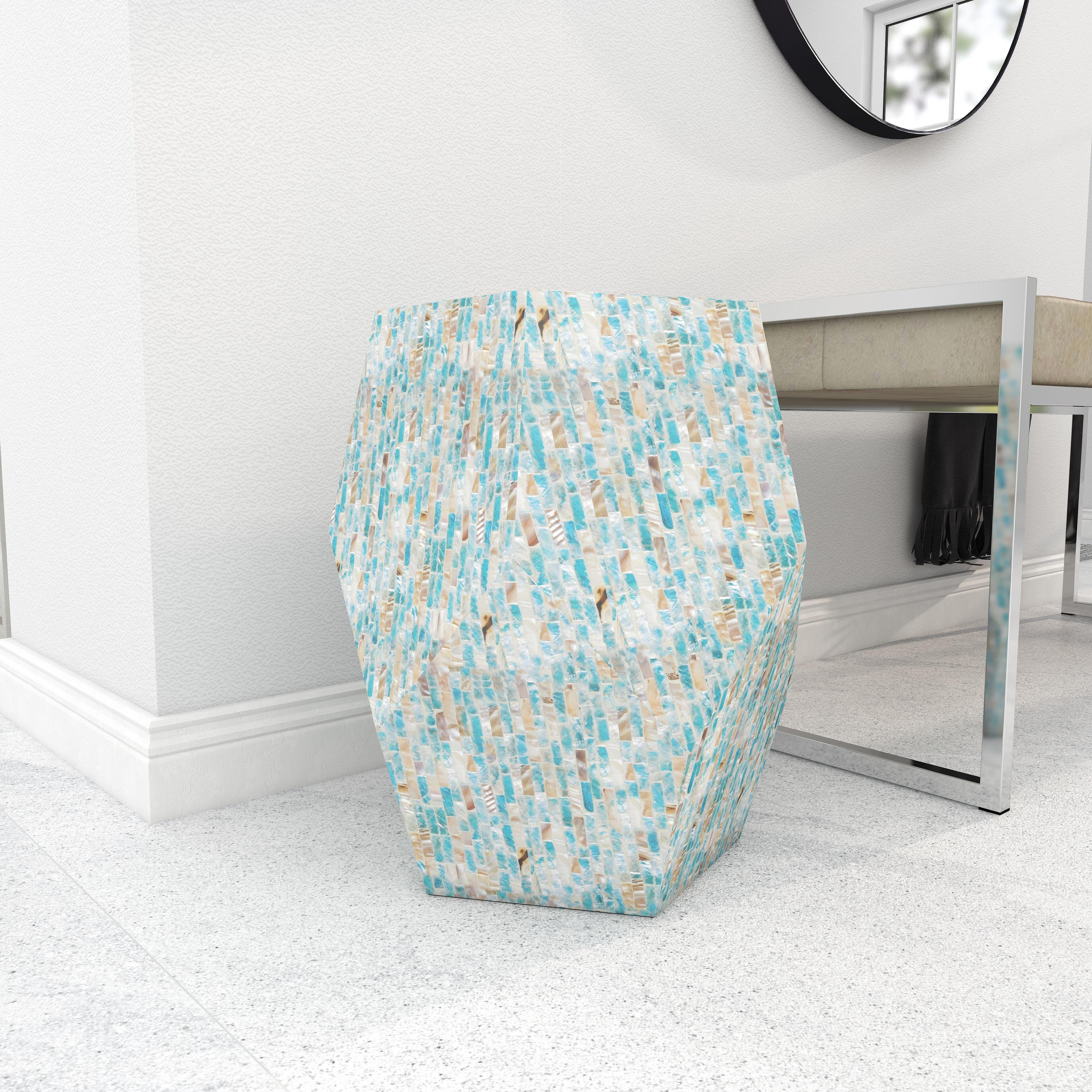 Bayberry Lane Geometric Side Table, , large