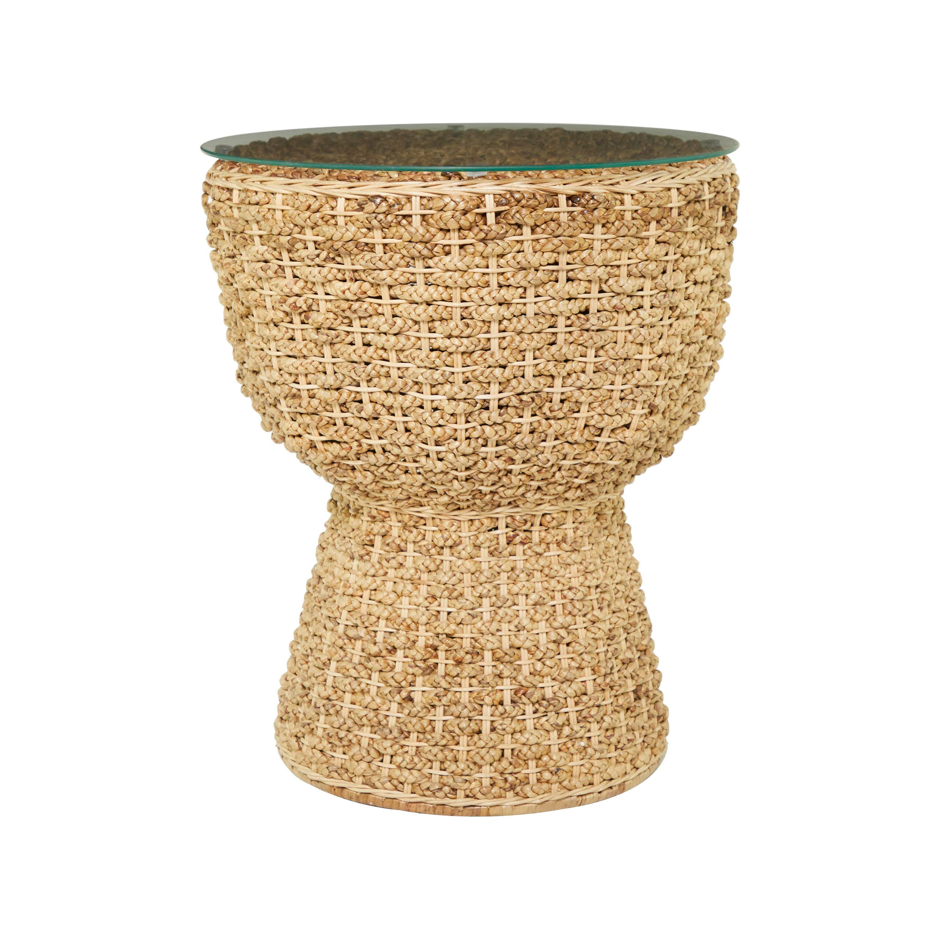 Bayberry Lane Woven Accent Table, , large