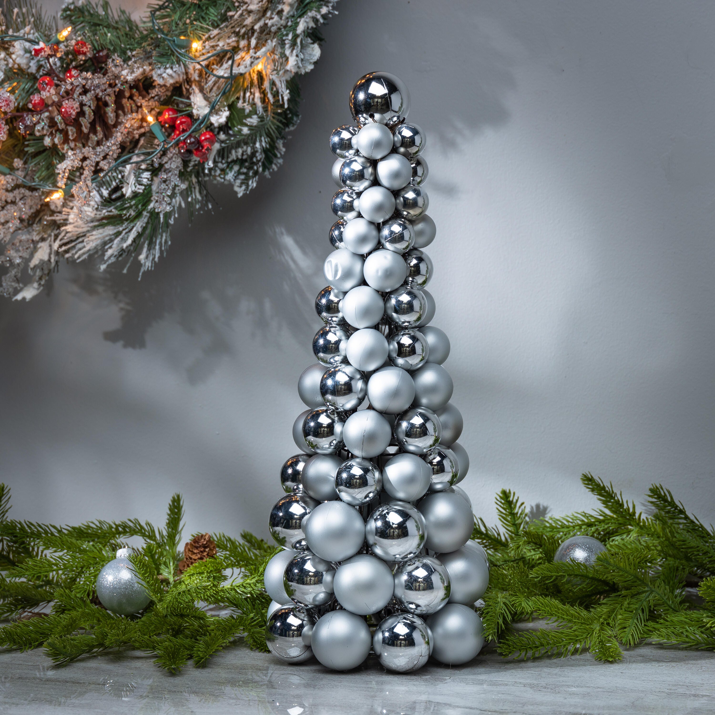 GIL 18 in Christmas Ornament Cone Tree, , rollover