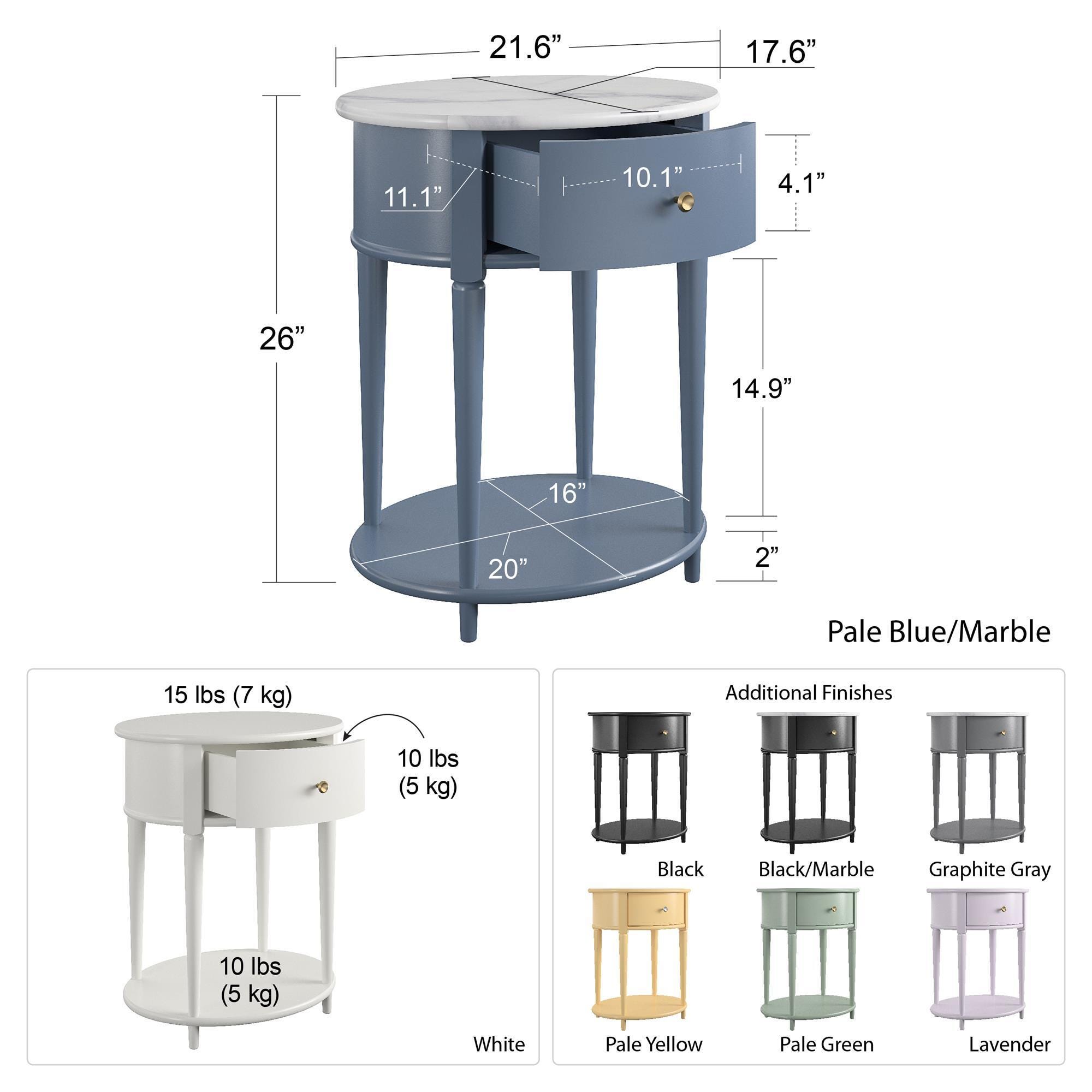 Ameriwood Home Aberleigh End Table, , large