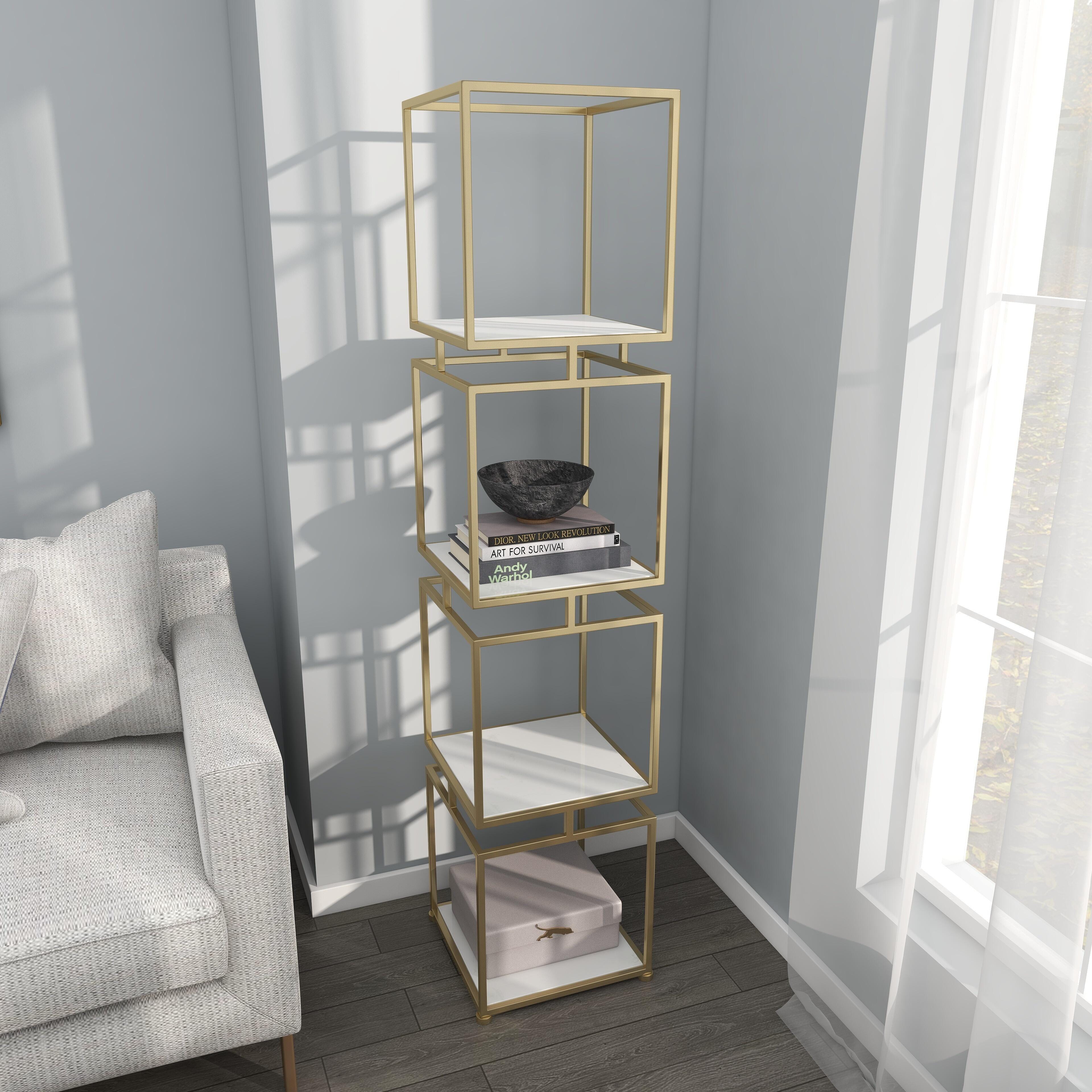 Bayberry Lane 4 Shelf Storage Shelving Unit, , large