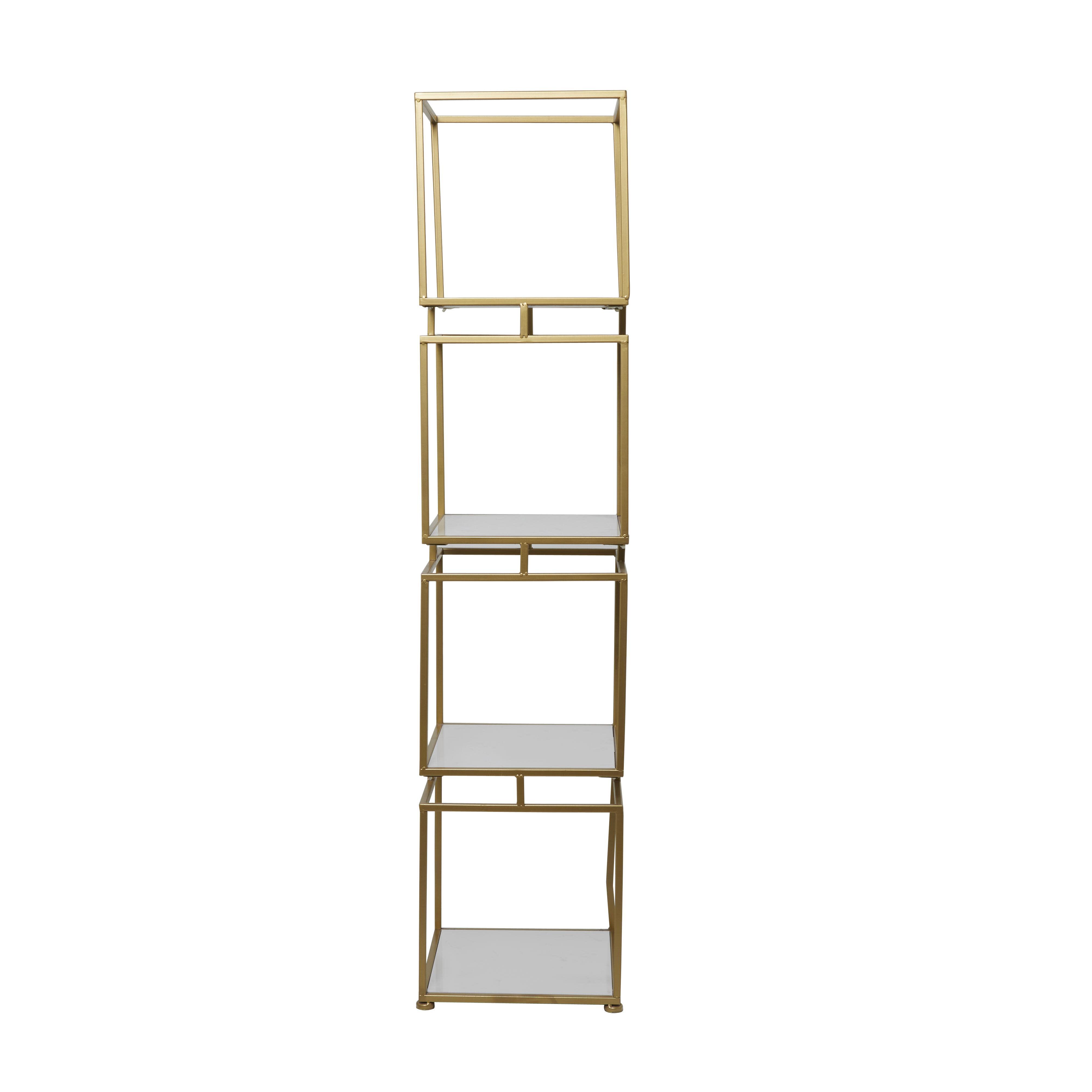 Bayberry Lane 4 Shelf Storage Shelving Unit, , large