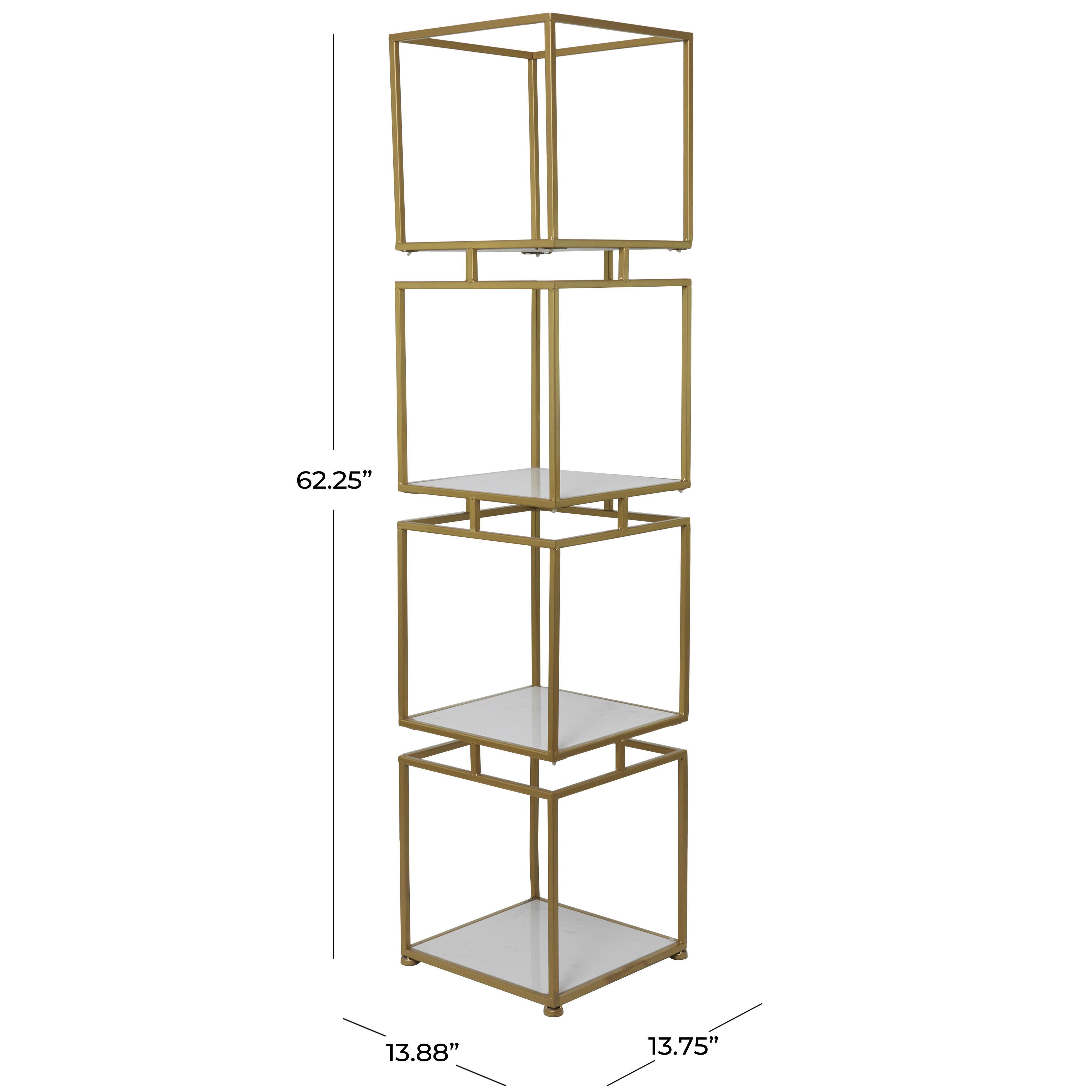 Bayberry Lane 4 Shelf Storage Shelving Unit, , large