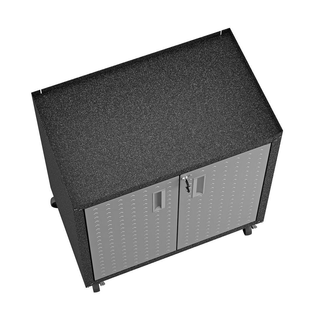 Manhattan Comfort Fortress Storage Cabinet and Worktable 1.0, , large