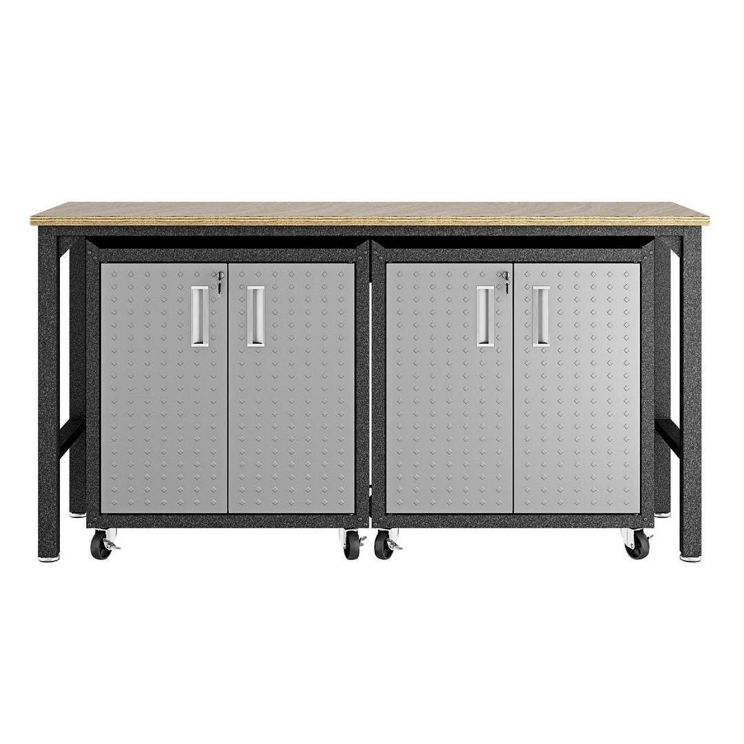Manhattan Comfort Fortress Storage Cabinet and Worktable 1.0, , large