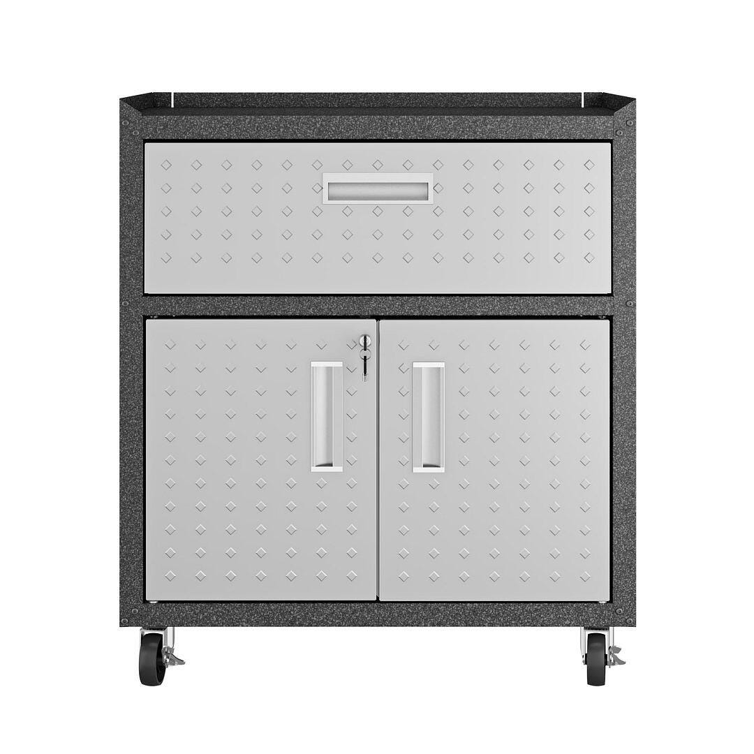 Manhattan Comfort Fortress Storage Cabinet and Worktable 4.0, , large