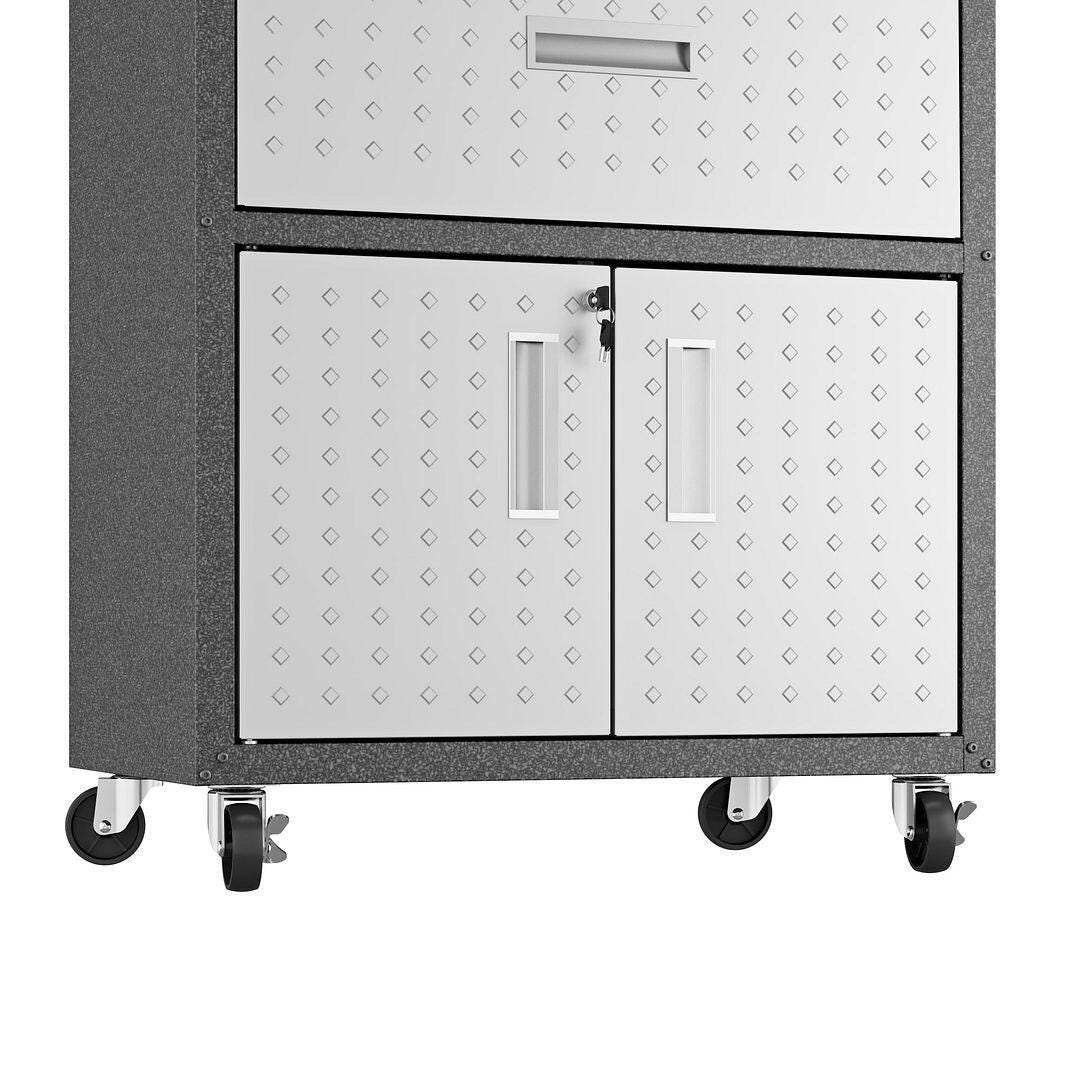 Manhattan Comfort Fortress Storage Cabinet and Worktable 4.0, , large
