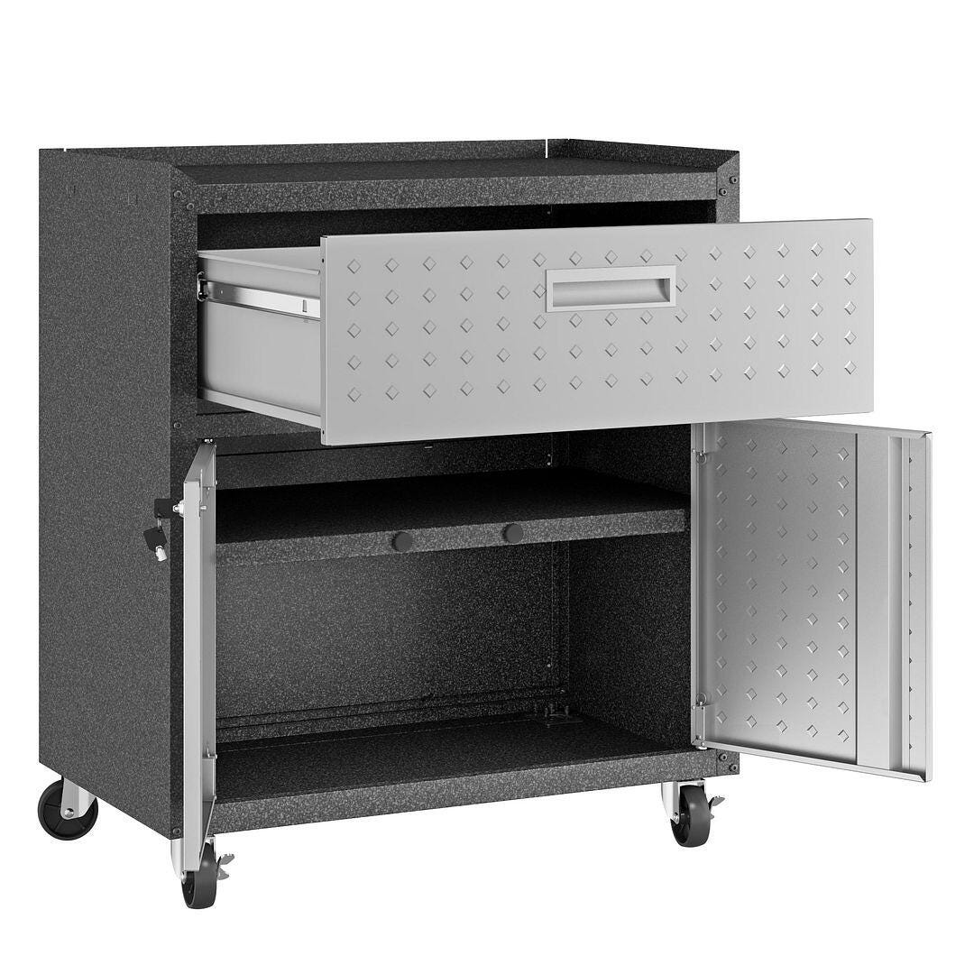 Manhattan Comfort Fortress Storage Cabinet and Worktable 4.0, , large