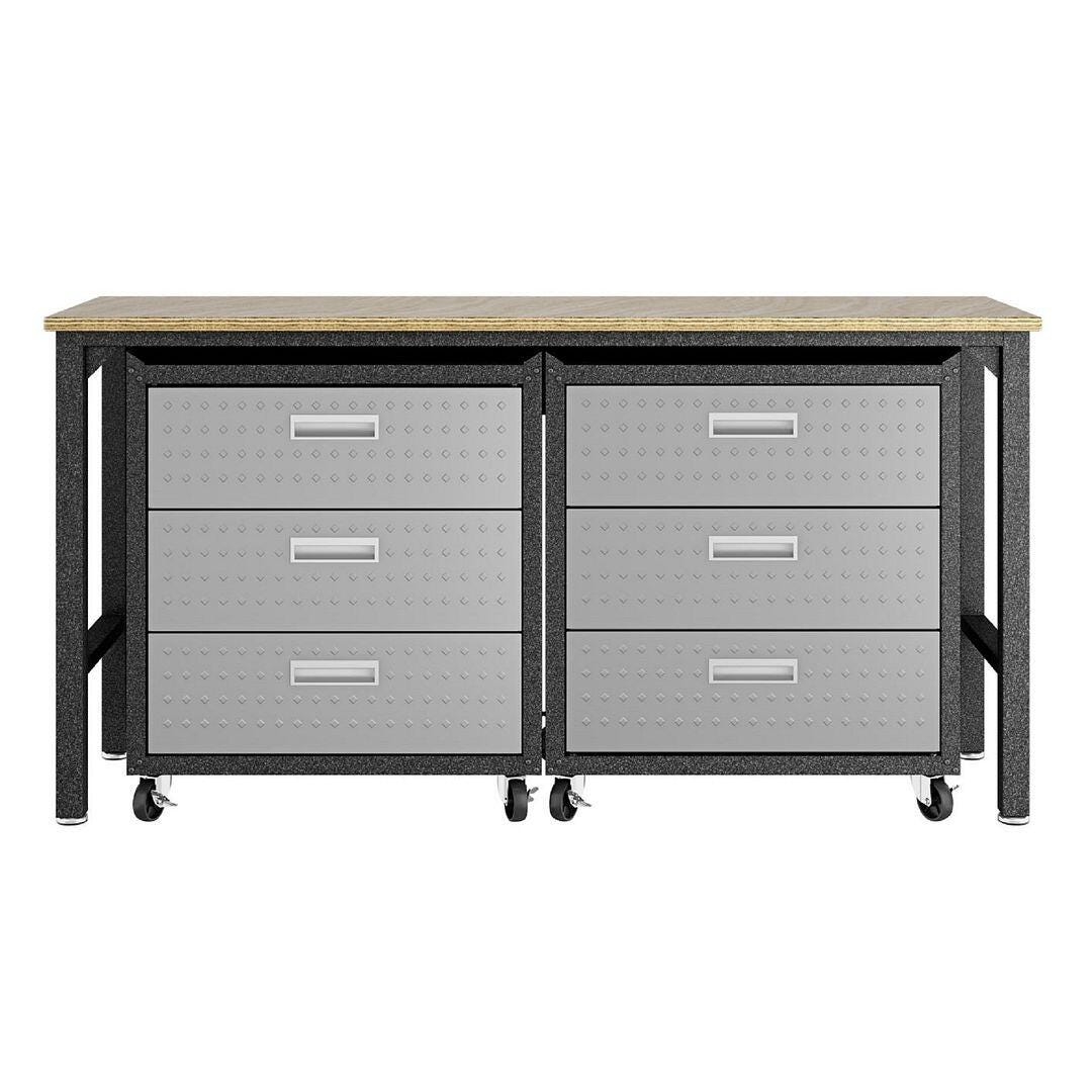 Manhattan Comfort Fortress Storage Cabinet and Worktable 6.0, , large