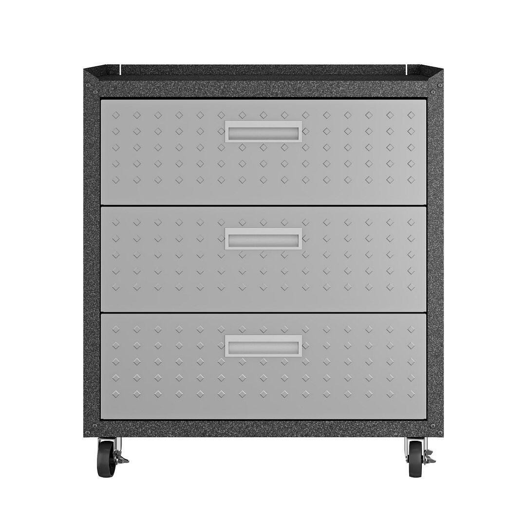Manhattan Comfort Fortress Storage Cabinet and Worktable 6.0, , large
