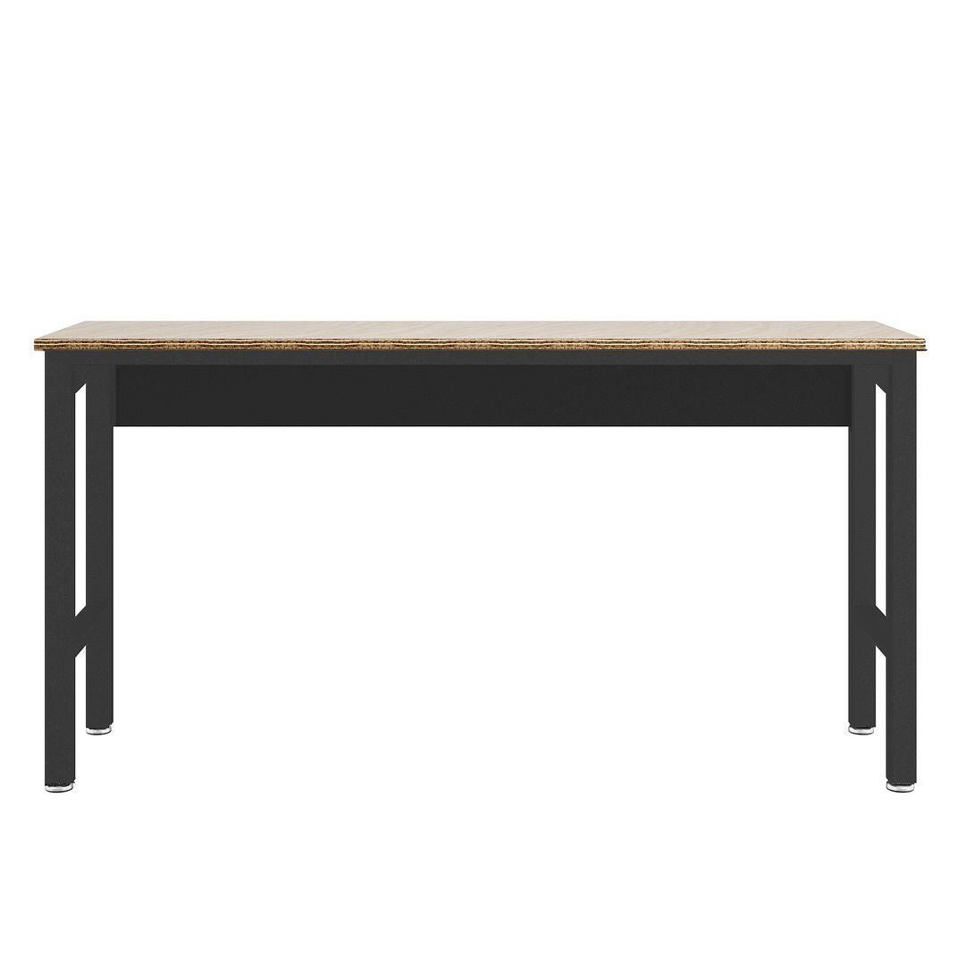 Manhattan Comfort Fortress Garage Table, Charcoal Gray, large
