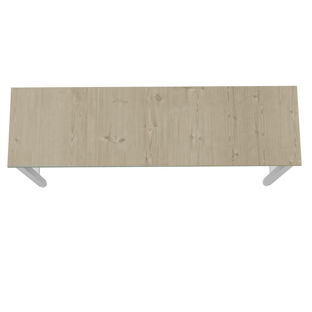 Manhattan Comfort Fortress Garage Table, White, large