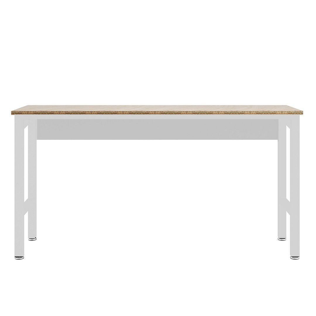 Manhattan Comfort Fortress Garage Table, White, large