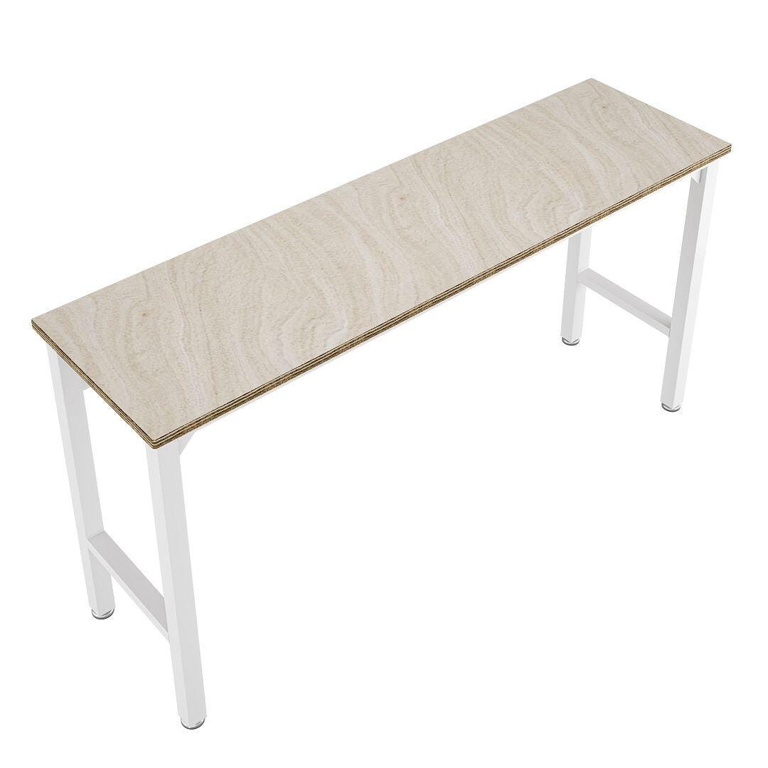Manhattan Comfort Fortress Garage Table, White, large